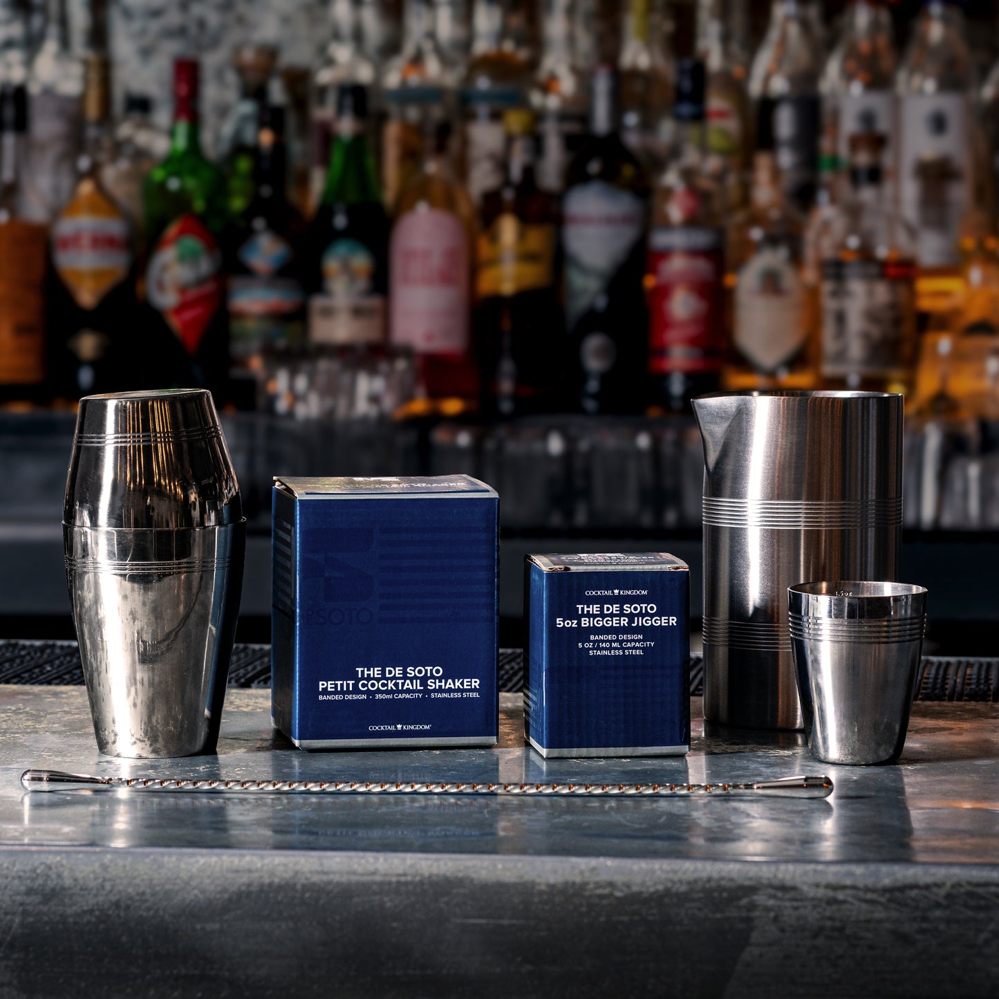 DE SOTO BIGGER JIGGER™ – STAINLESS STEEL / 5oz (145ml)