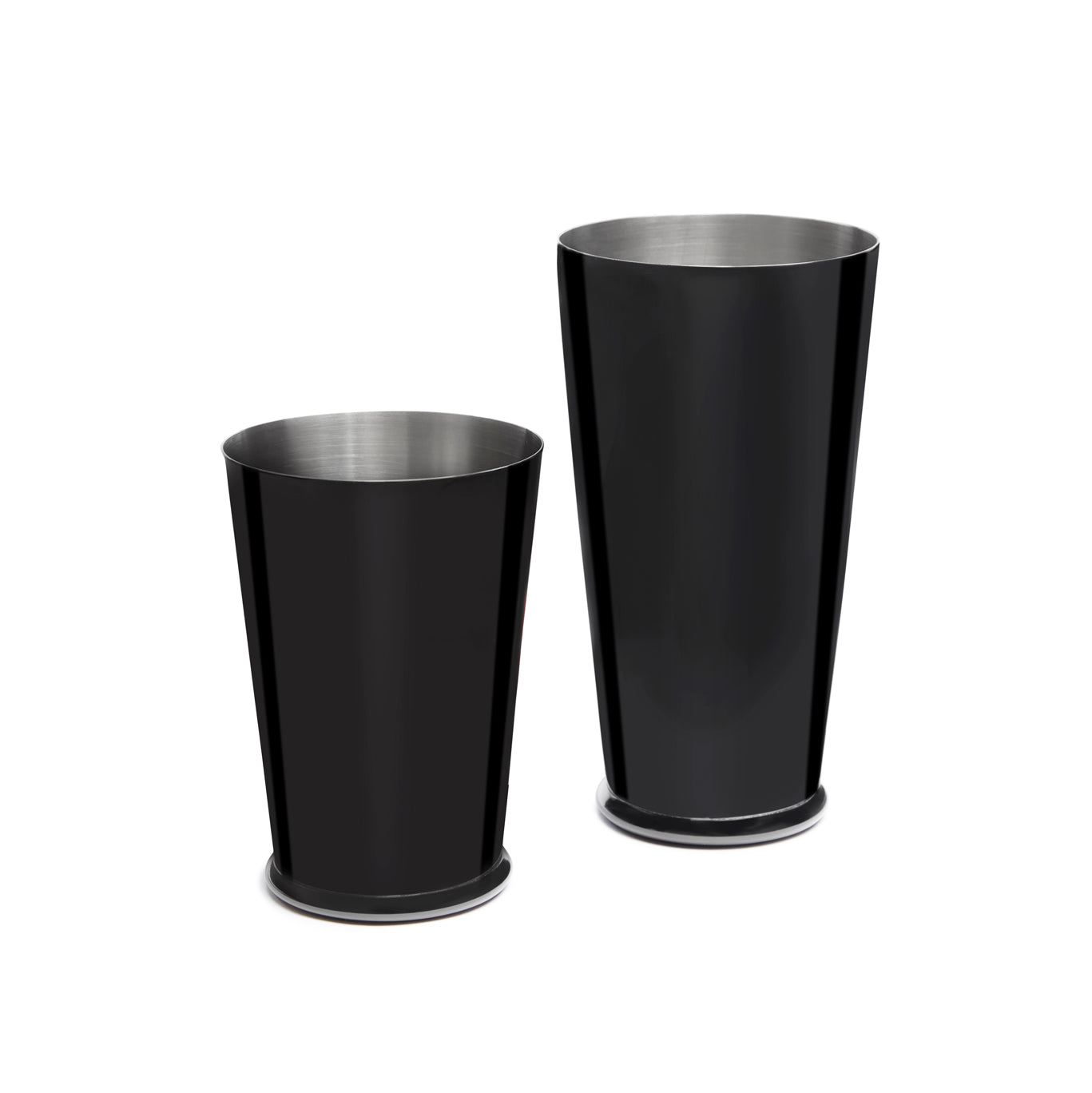 SET OF LEOPOLD® WEIGHTED SHAKING TINS / GUNMETAL BLACK
