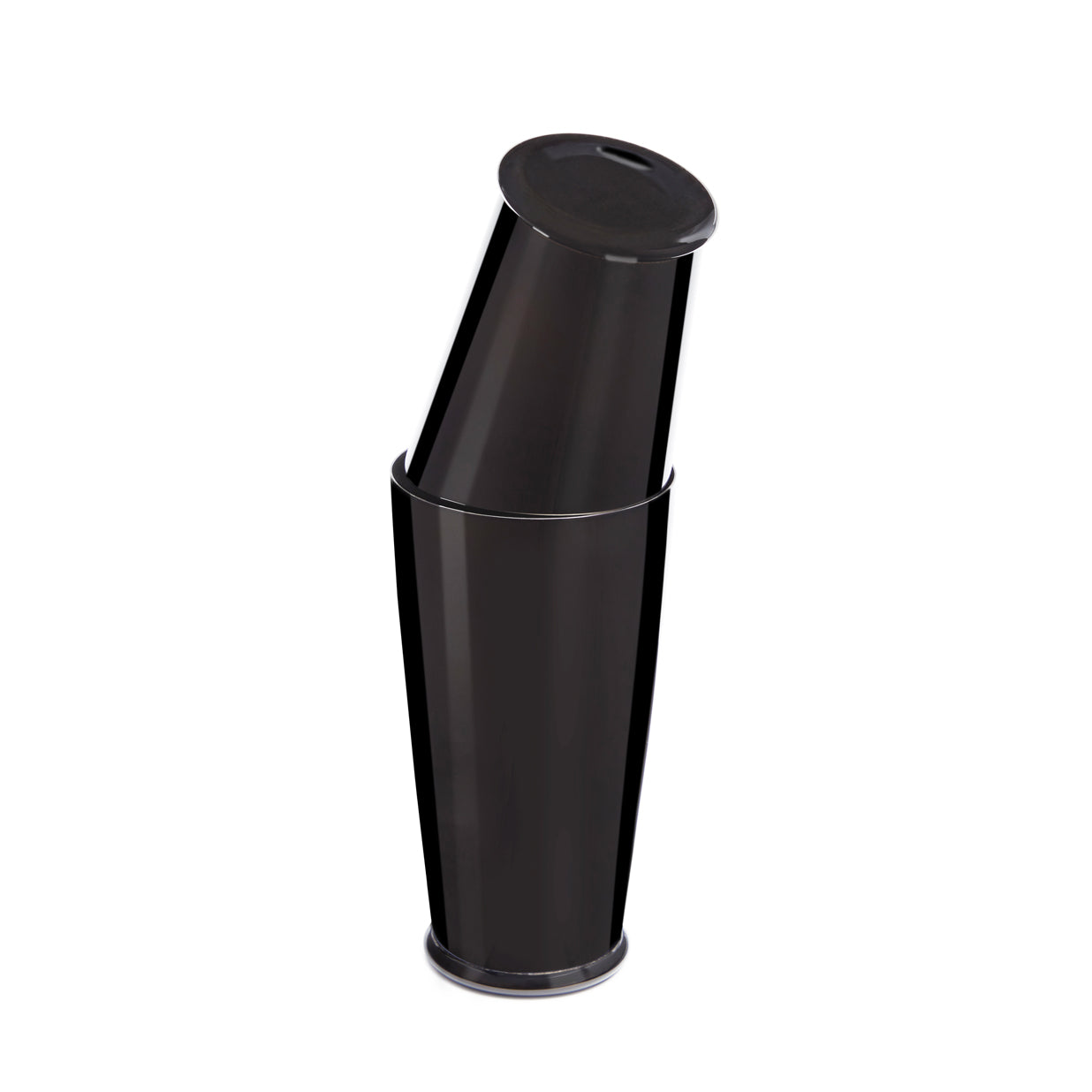 SET OF LEOPOLD® WEIGHTED SHAKING TINS / GUNMETAL BLACK