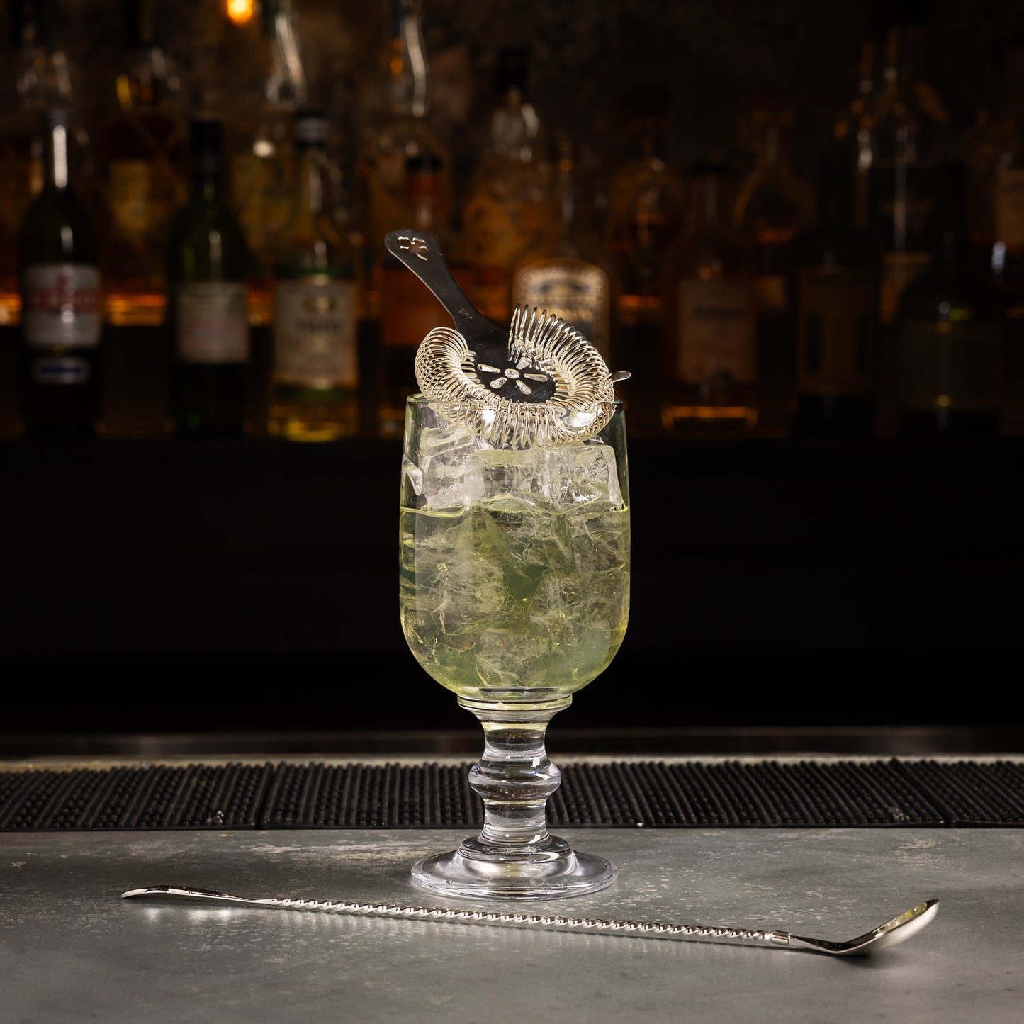 DAVID WONDRICH STIRRED SELECTION – CLEAR GLASS / SILVER-PLATED EPNS