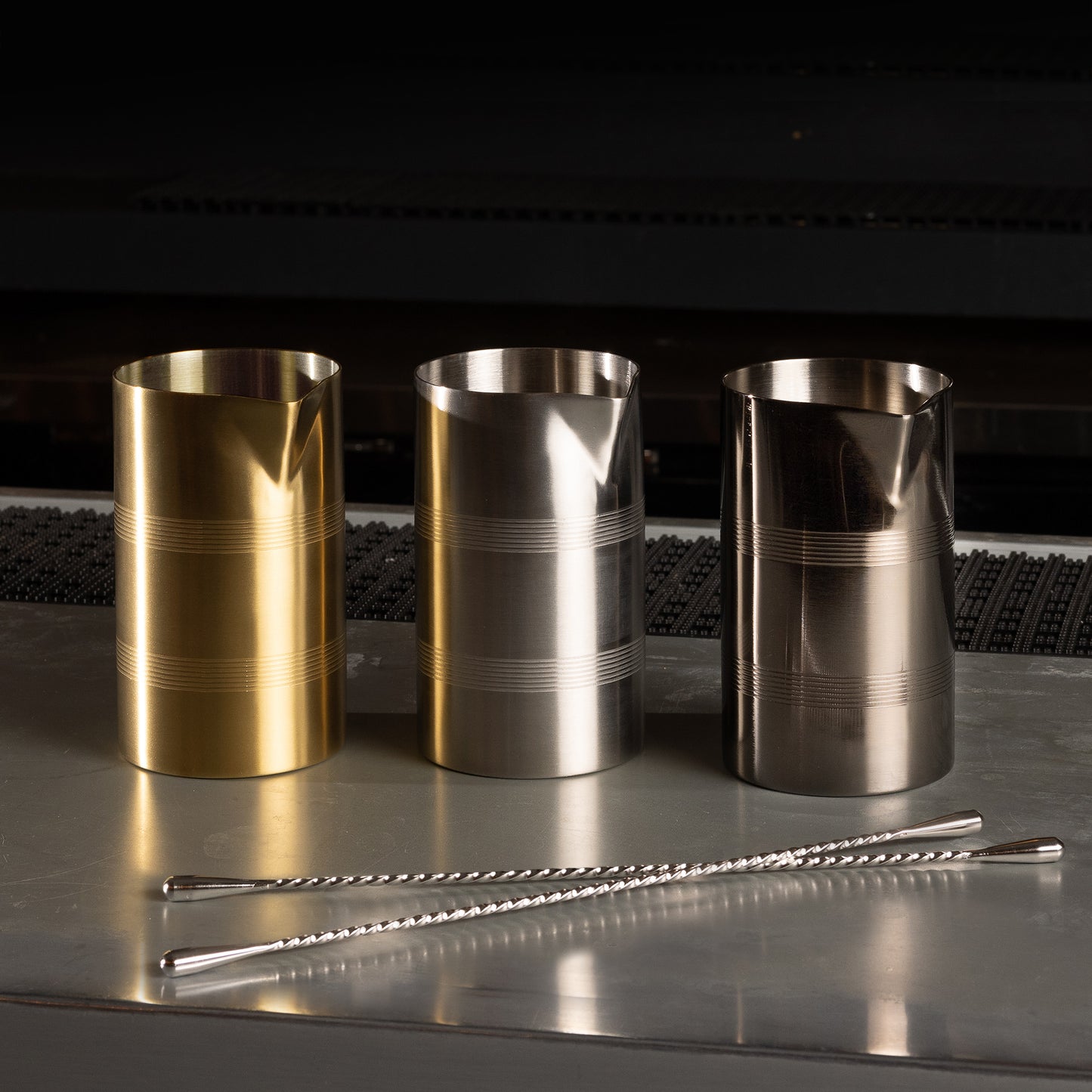 MIXTIN™ STIRRING TIN – GOLD-PLATED STAINLESS STEEL / 625ml (21oz)