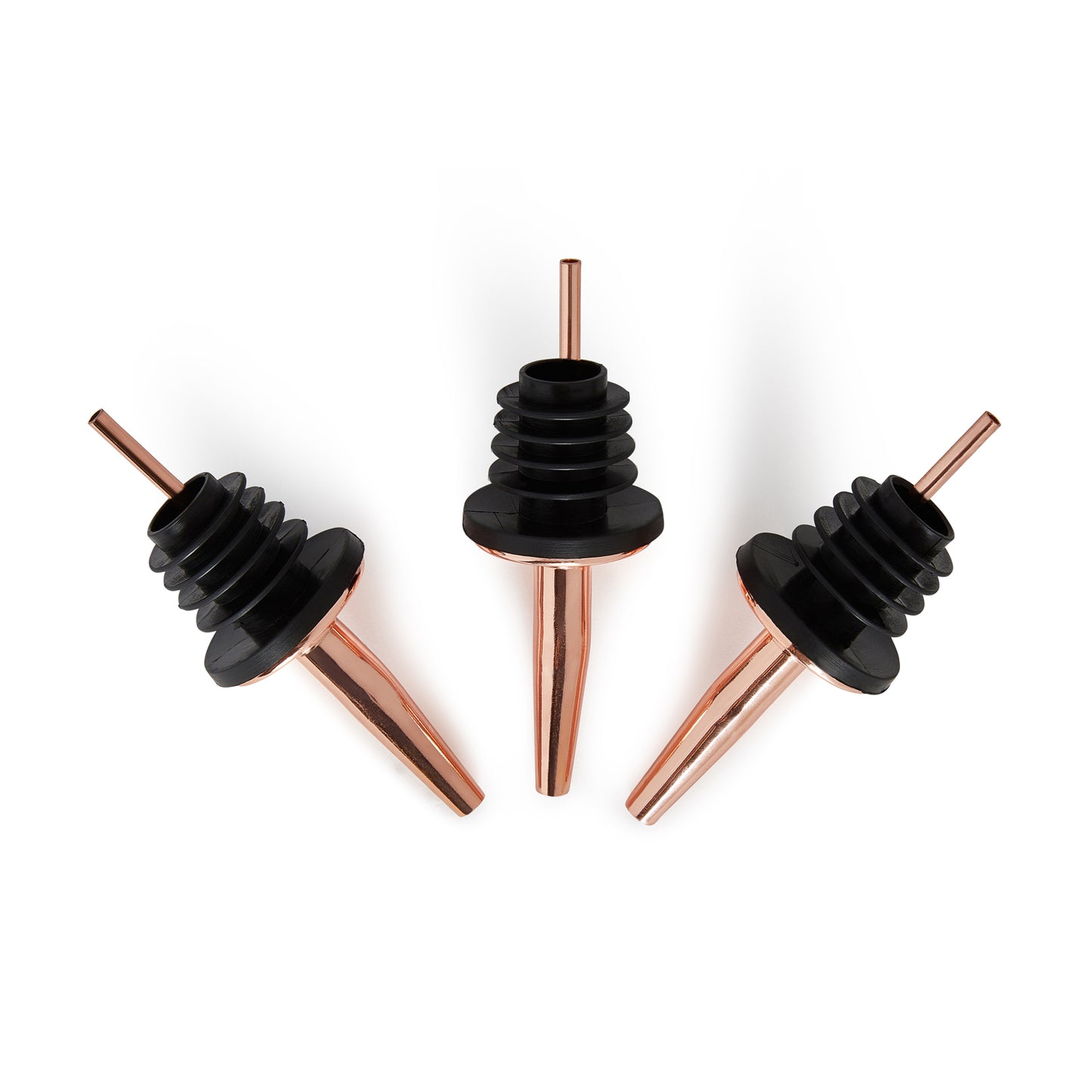 WIDE-MOUTH SPEED POURER – COPPER-PLATED / PACK OF 3