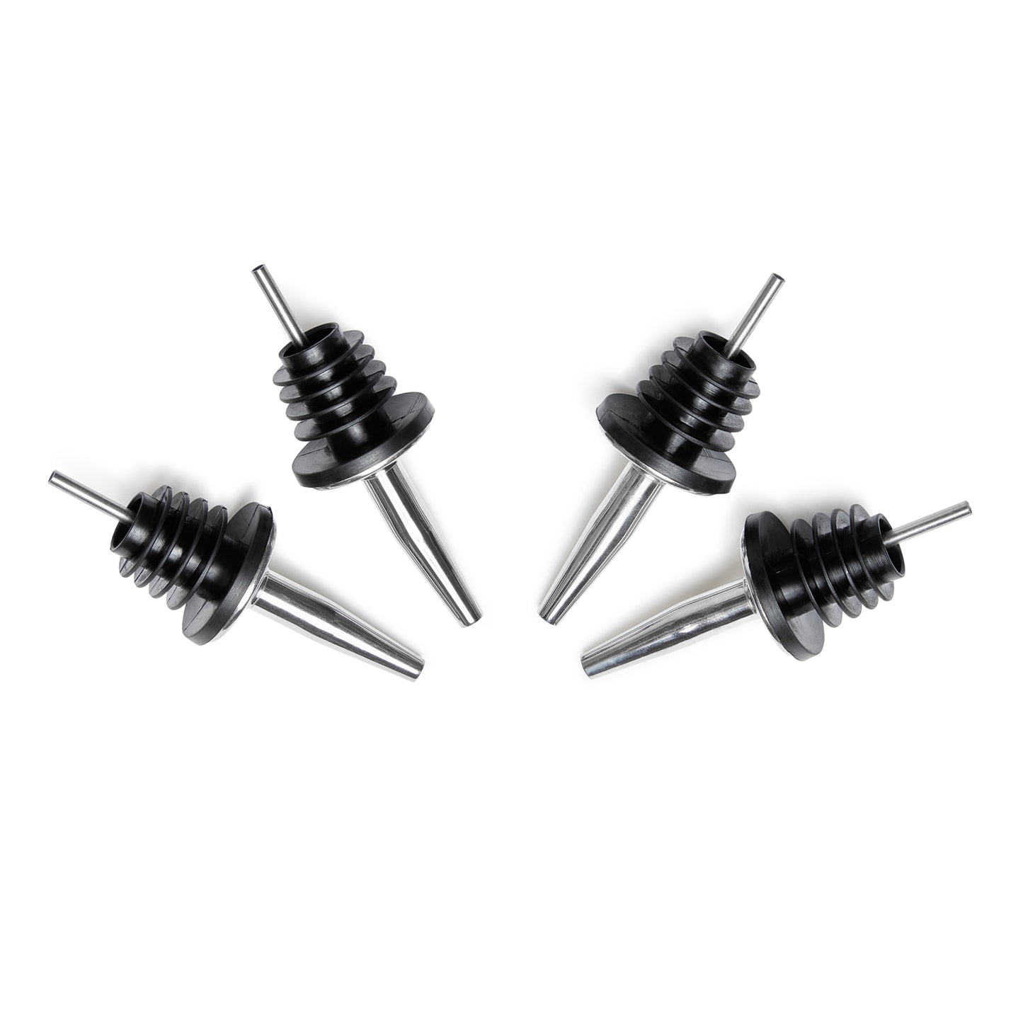 WIDE-MOUTH SPEED POURER – STAINLESS STEEL / PACK OF 4