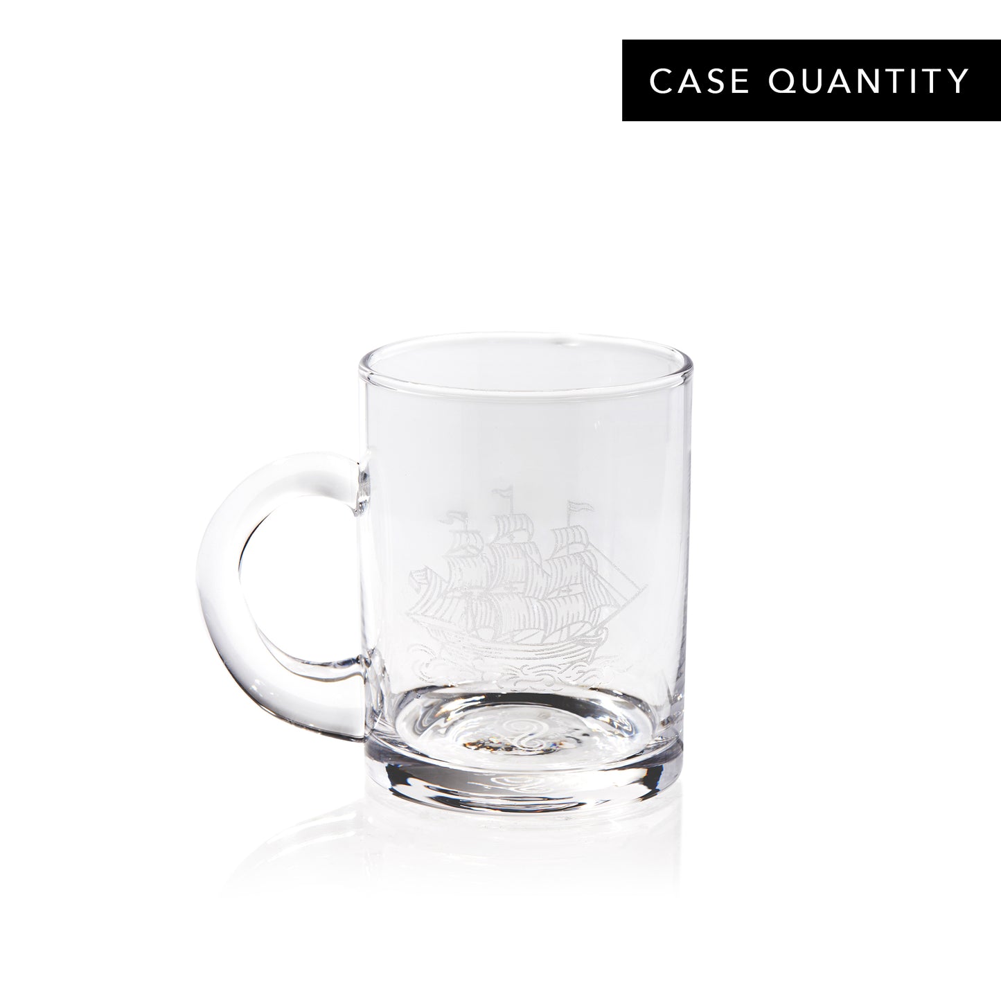 SAUNDERS TOT GLASS - 4oz / CASE OF 16