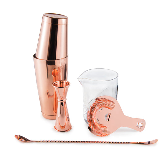 ESSENTIAL COCKTAIL SET – COPPER-PLATED