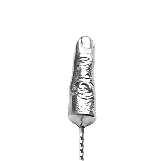 GAZ REGAN NEGRONI FINGER STIRRER / STAINLESS STEEL / 35cm