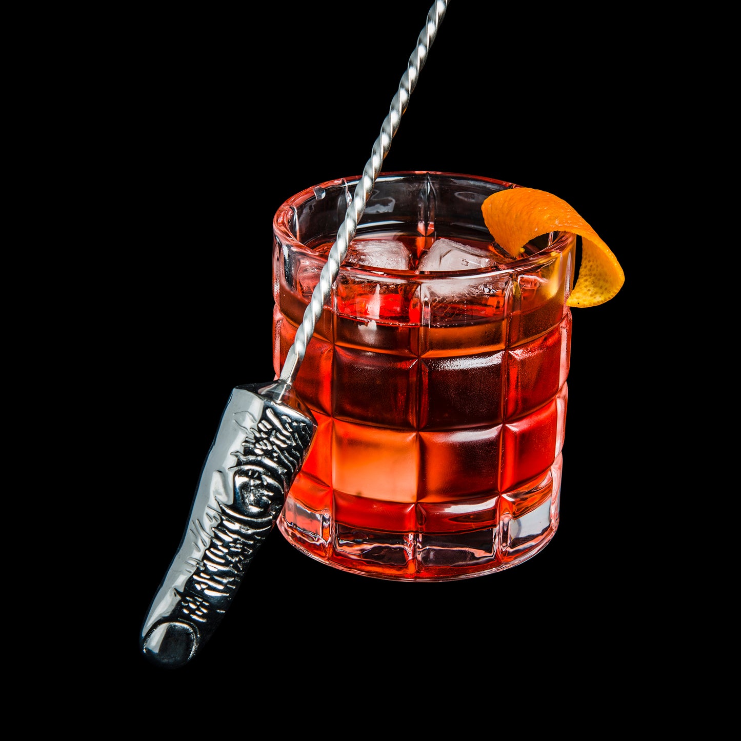GAZ REGAN NEGRONI FINGER STIRRER / STAINLESS STEEL / 35cm