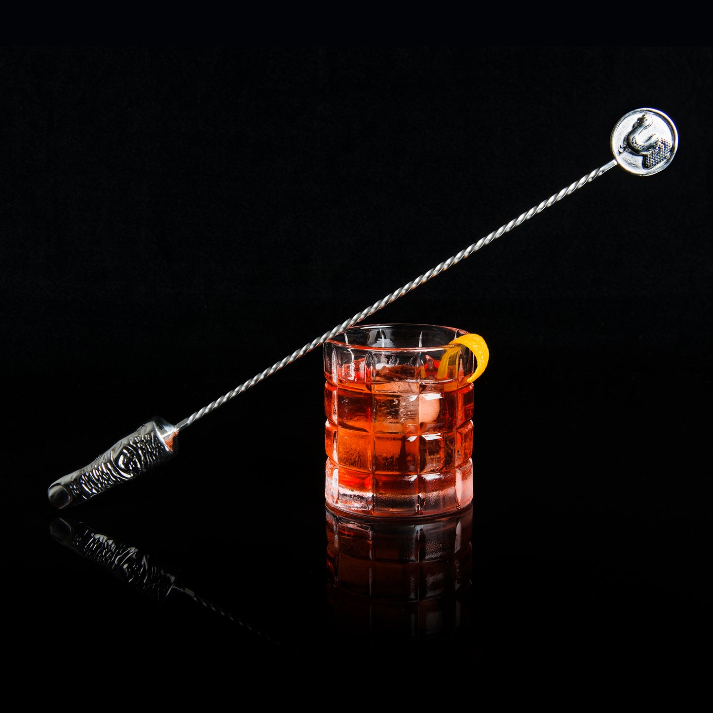 GAZ REGAN NEGRONI FINGER STIRRER / STAINLESS STEEL / 35cm