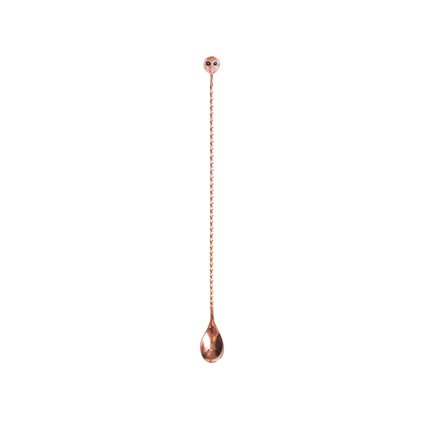 SKULL BARSPOON / COPPER-PLATED / 33cm