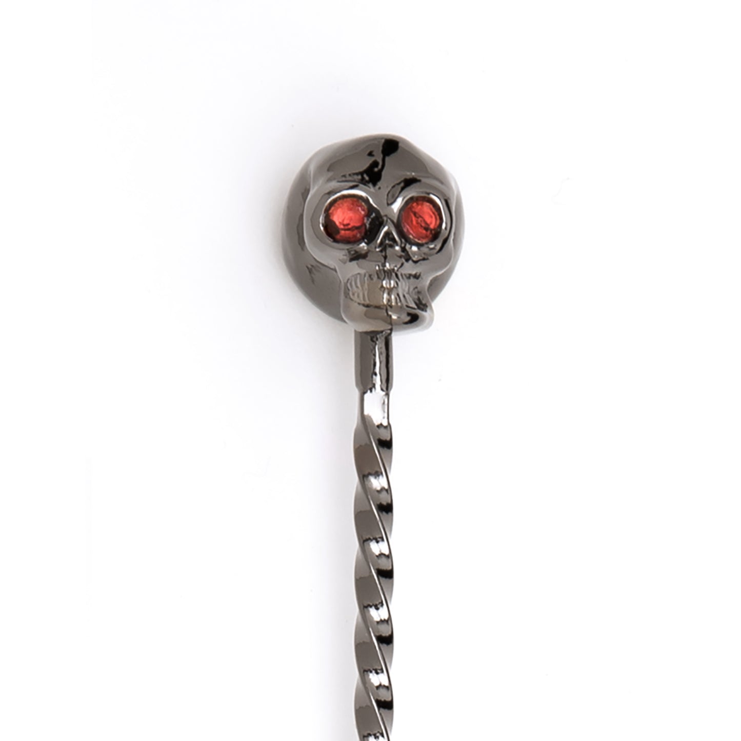 SKULL BARSPOON / GUNMETAL BLACK / 33cm