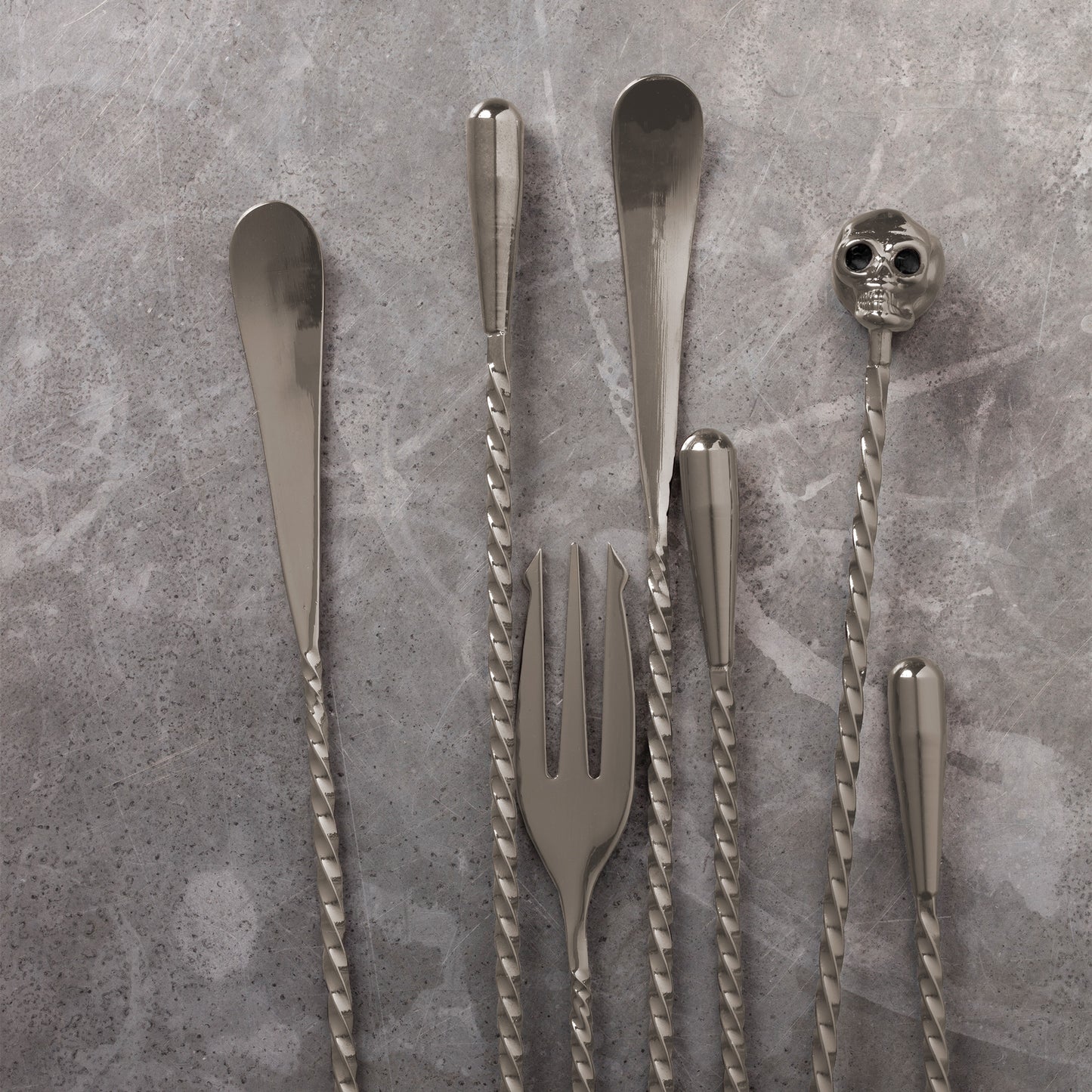 DE SOTO DOUBLE TEARDROP™ STIRRER / STAINLESS STEEL / 33.5cm