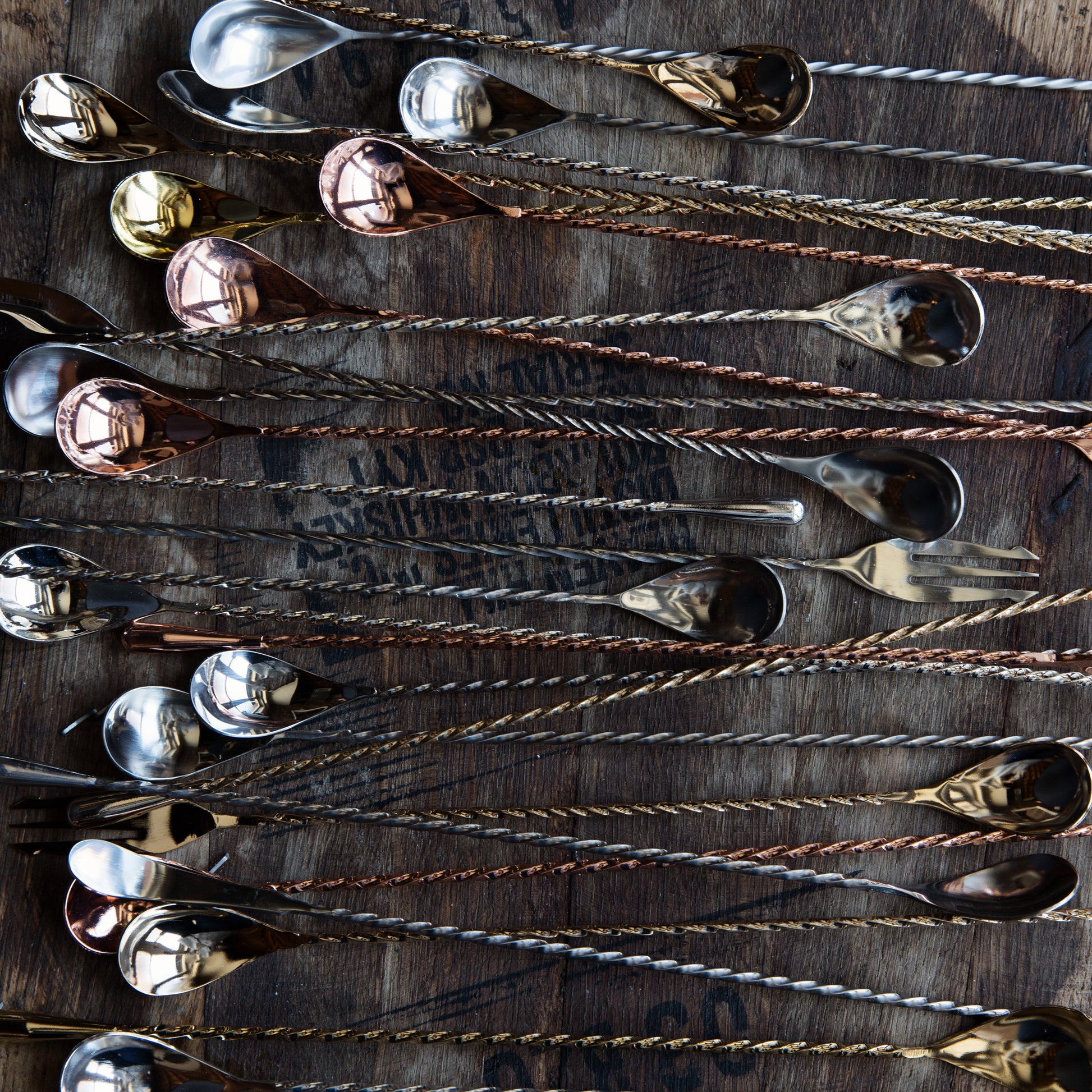 TEARDROP™ BARSPOON / GUNMETAL BLACK / 30cm