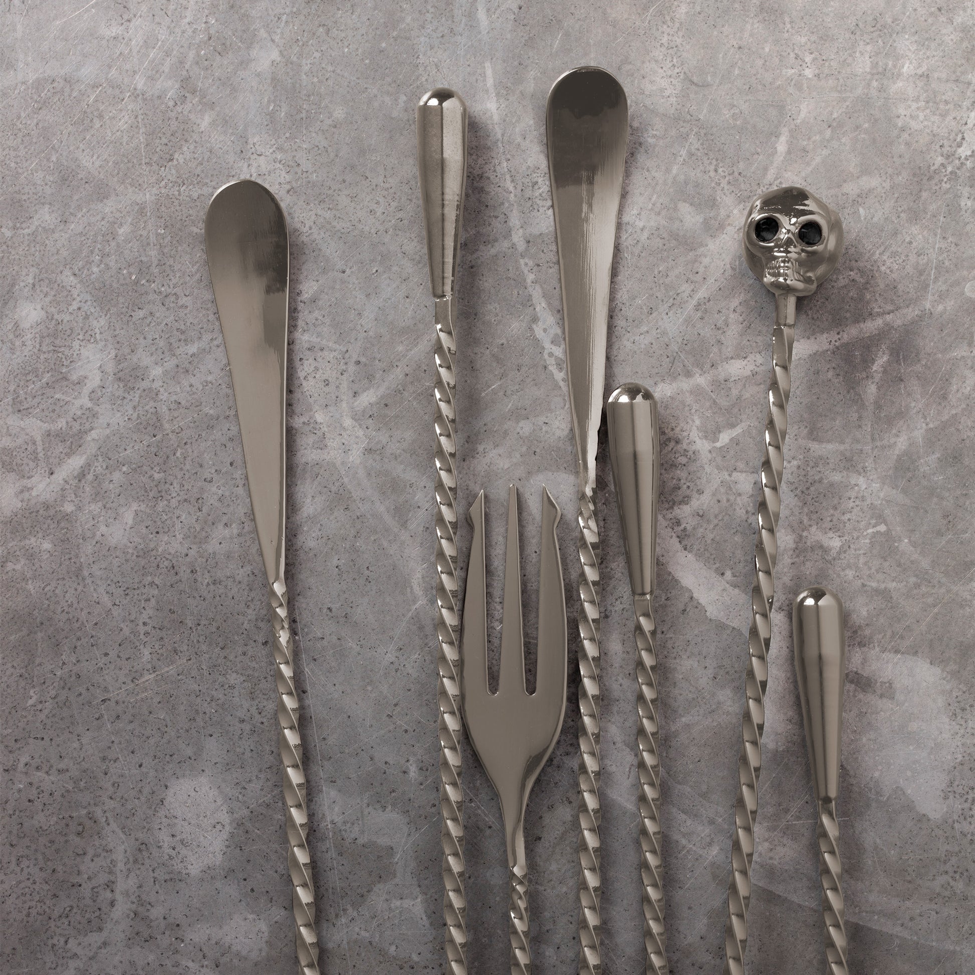 TRIDENT BARSPOON / STAINLESS STEEL / 31.5cm