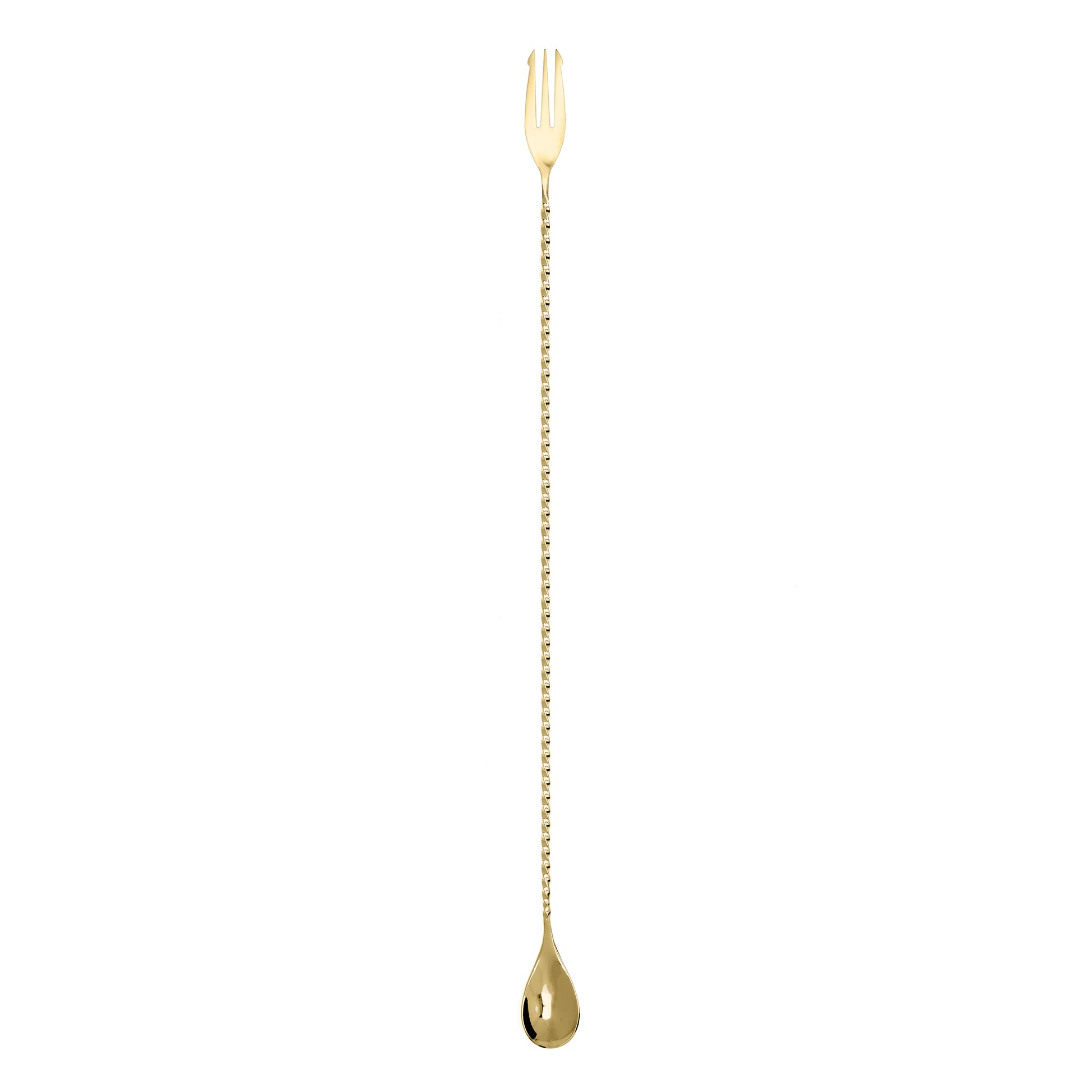 TRIDENT BARSPOON / GOLD-PLATED / 50cm