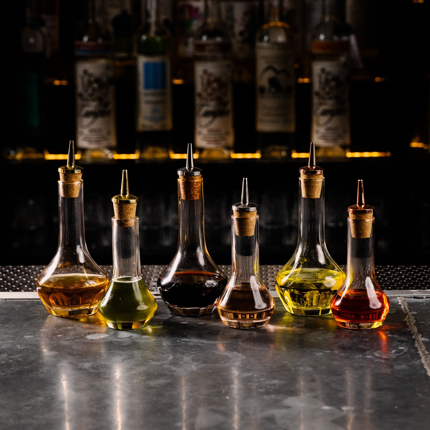BITTERS BOTTLE – GOLD-PLATED DASHER TOP / 100ml (3.4oz)