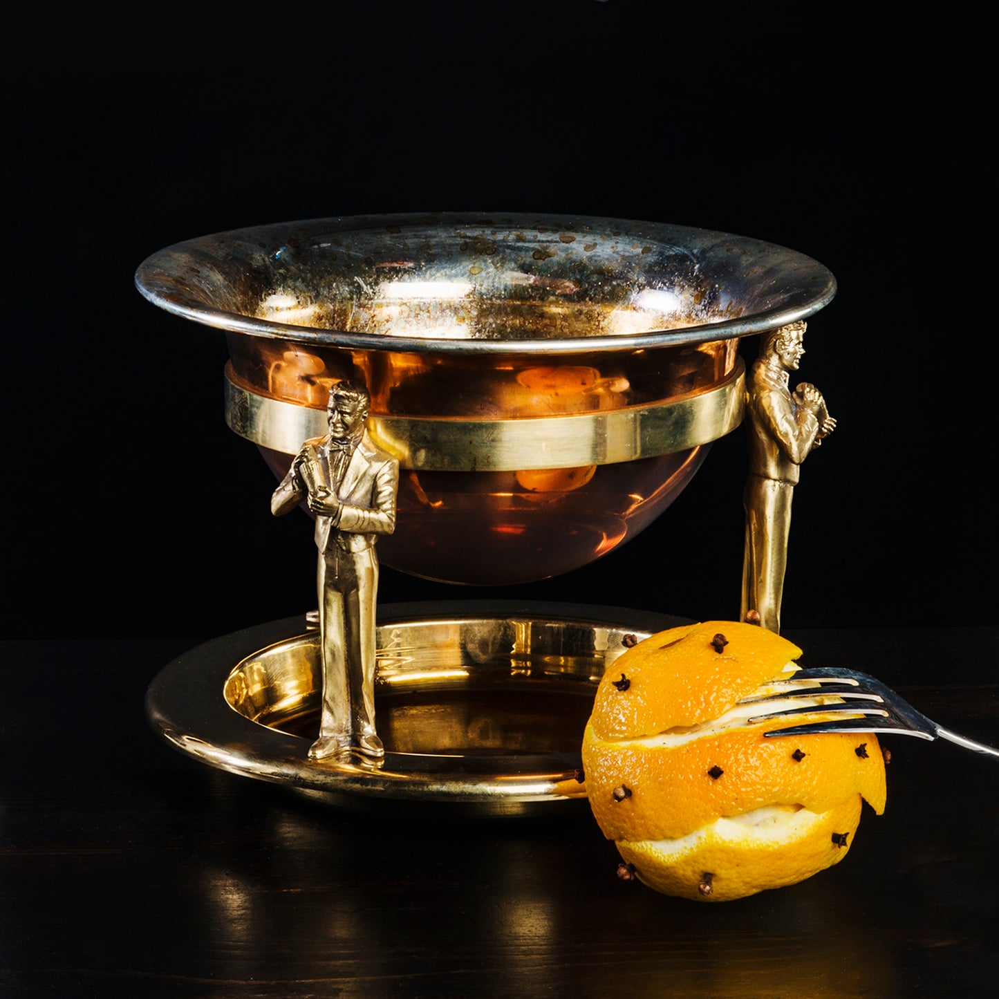 CAFÉ BRÛLOT BOWL AND FORK SET – SPECIAL EDITION