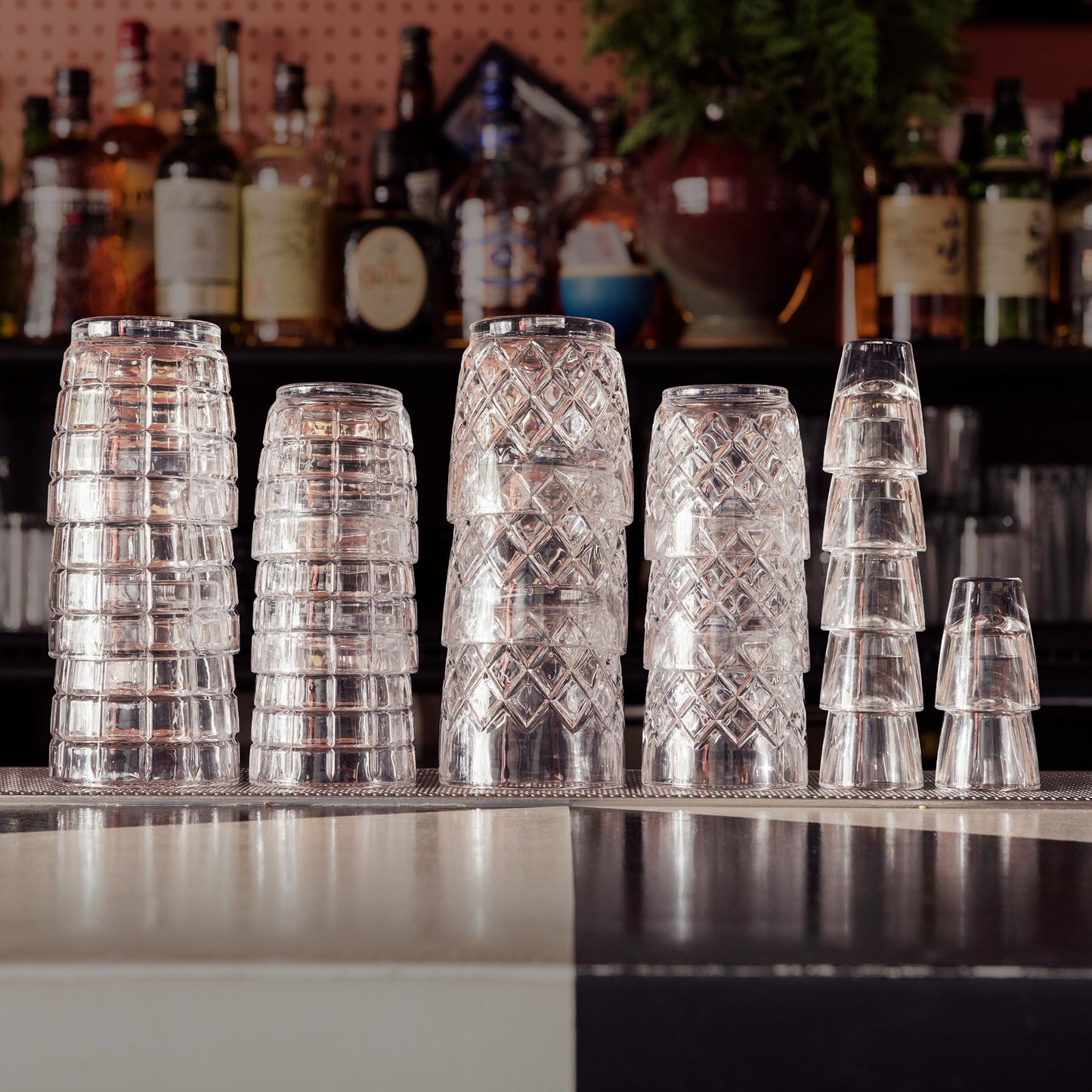 BUSWELL® STACKABLE SHOT GLASSES – 1oz (30ml) / PACK OF 24