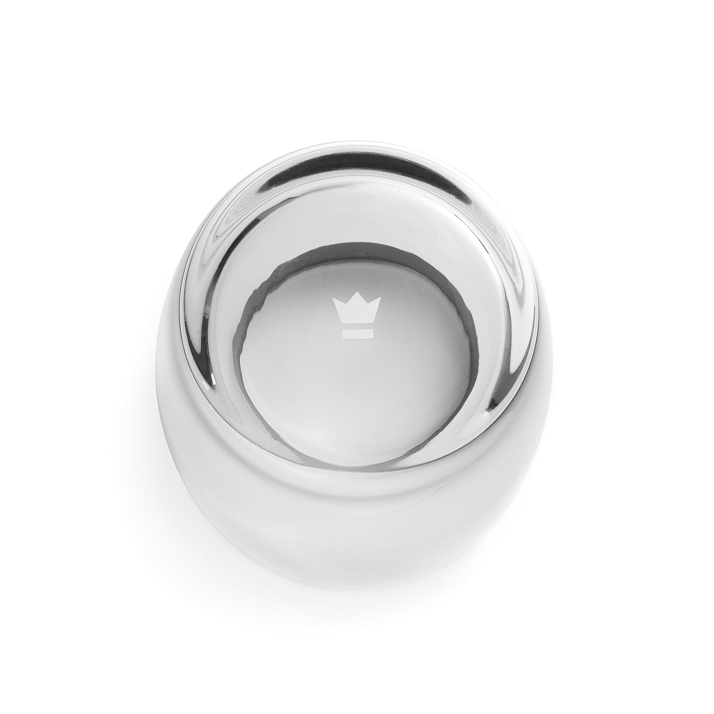 DANUTA™ DOUBLE ROCKS GLASS – SILVER TRIM / 15oz (450ml) / CASE OF 24