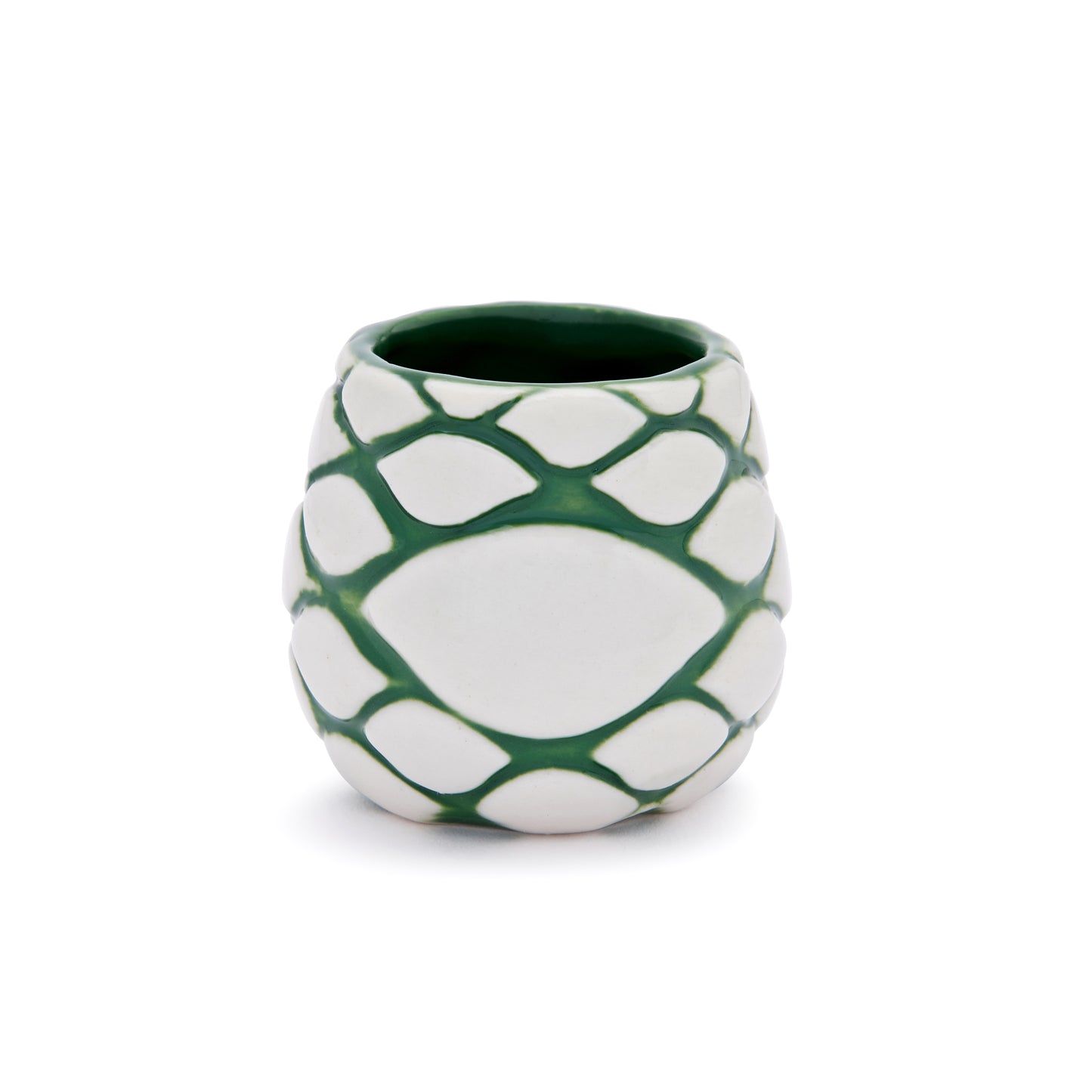 AGAVE SHOT GLASS - GLAZED CERAMIC / 1.5oz (44ml) / 6 PACK