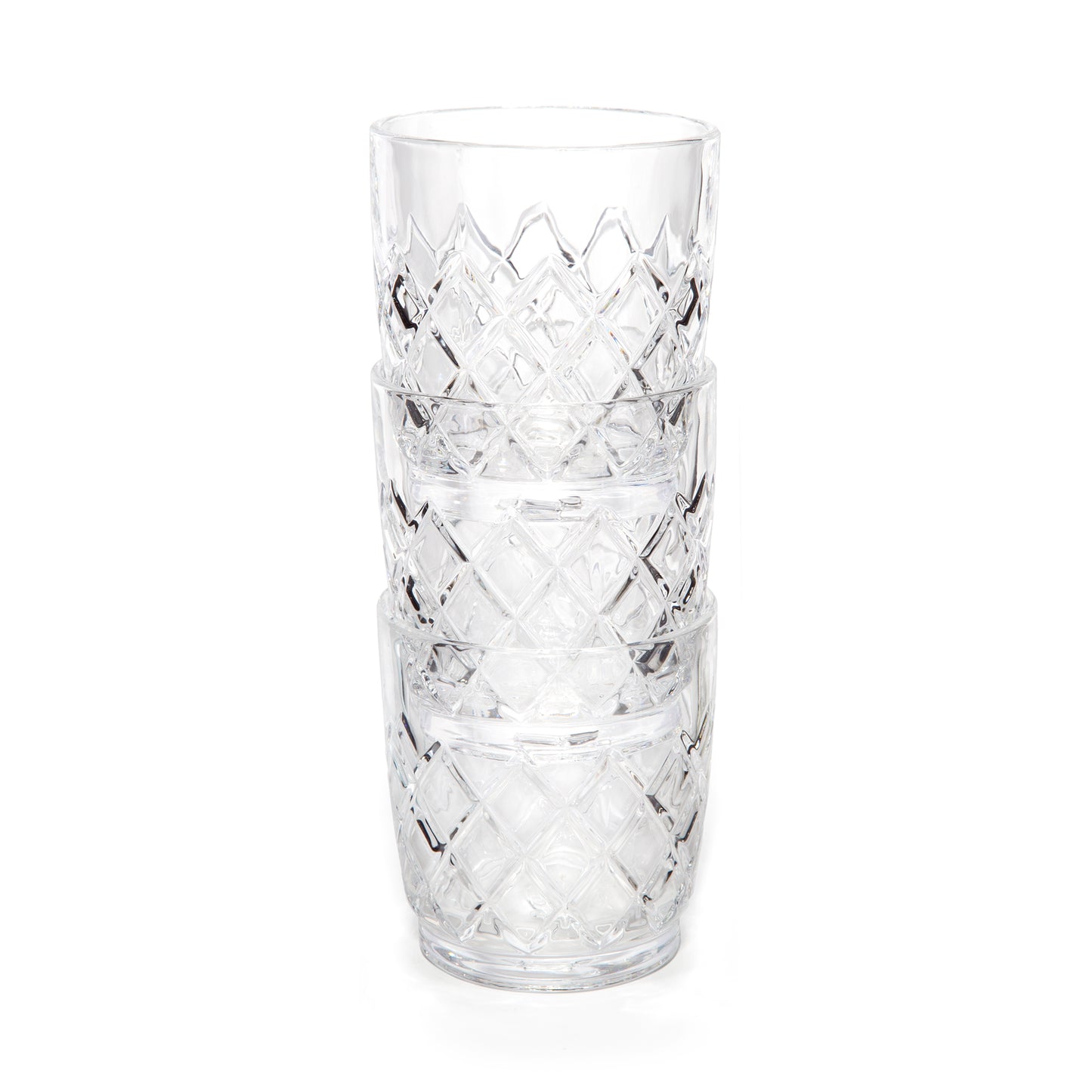 YARAI® STACKABLE DOUBLE ROCKS GLASS – 10oz (295ml) / STACKABLE / CASE OF 24