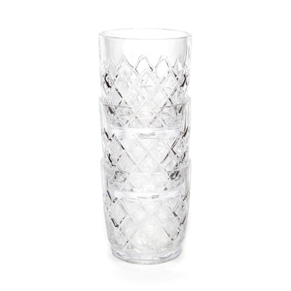 YARAI® STACKABLE DOUBLE ROCKS GLASS – 10oz (295ml) / STACKABLE / CASE OF 24