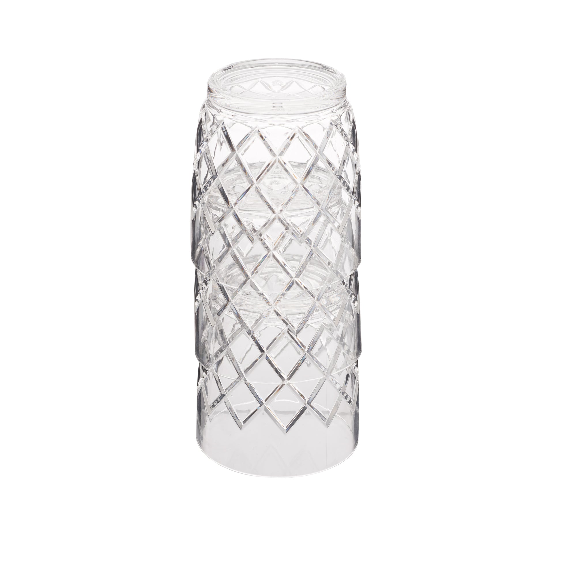 YARAI® ACRYLIC NESTING DOUBLE ROCKS GLASS – 10oz (295ml) / ACRYLIC / STACKABLE / CASE OF 24