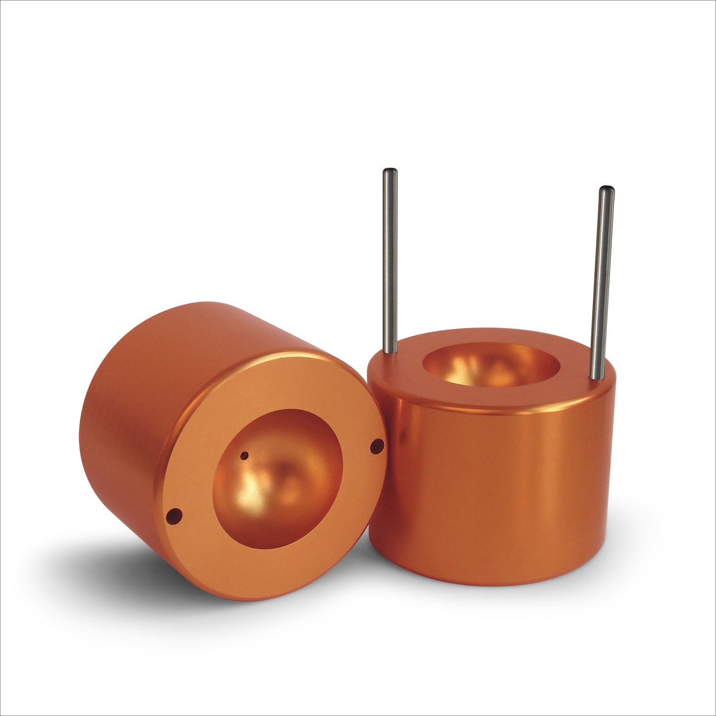 55mm ICE BALL MAKER – AEROSPACE GRADE ALUMINUM / COPPER COLOR