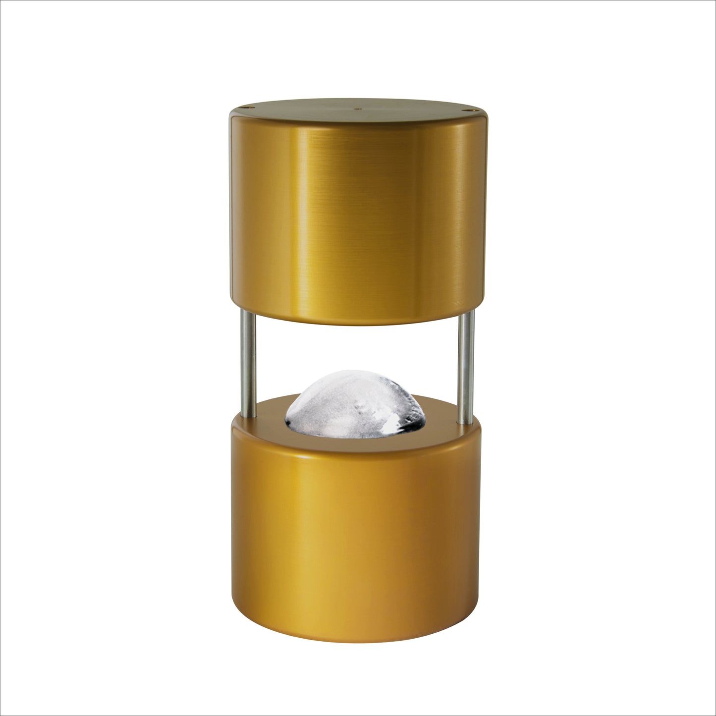 55mm ICE BALL MAKER – AEROSPACE GRADE ALUMINUM / GOLD FINISH