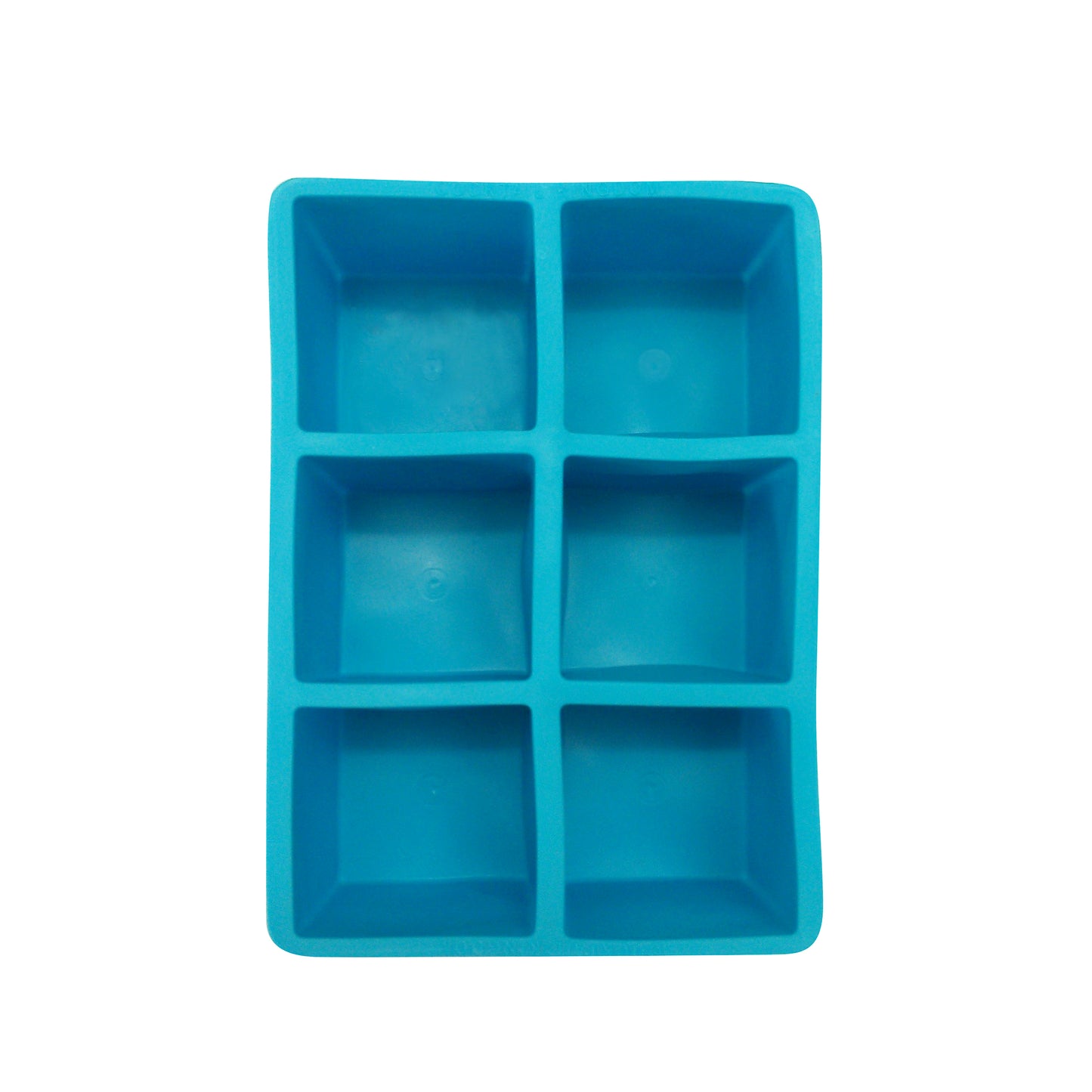 2in SQUARE ICE CUBE TRAY – FOOD GRADE RUBBER / BLUE
