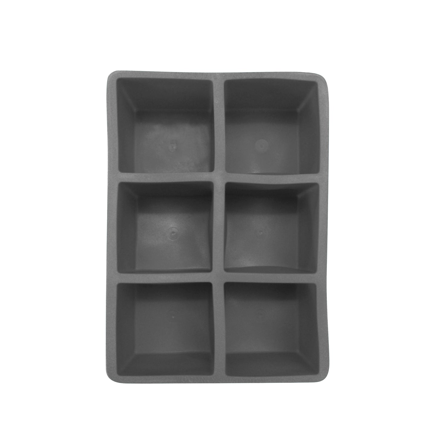 2in SQUARE ICE CUBE TRAY – FOOD GRADE RUBBER / GRAY