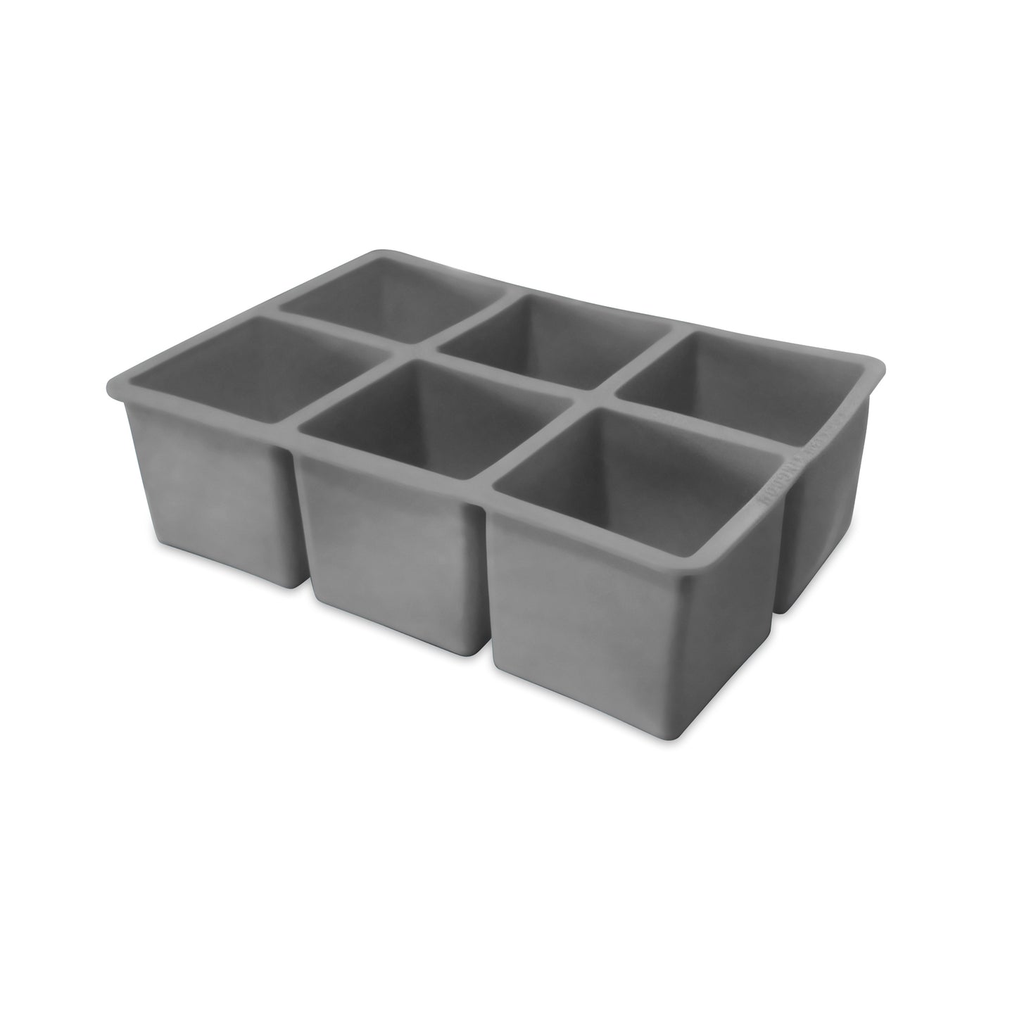 2in SQUARE ICE CUBE TRAY – FOOD GRADE RUBBER / GRAY