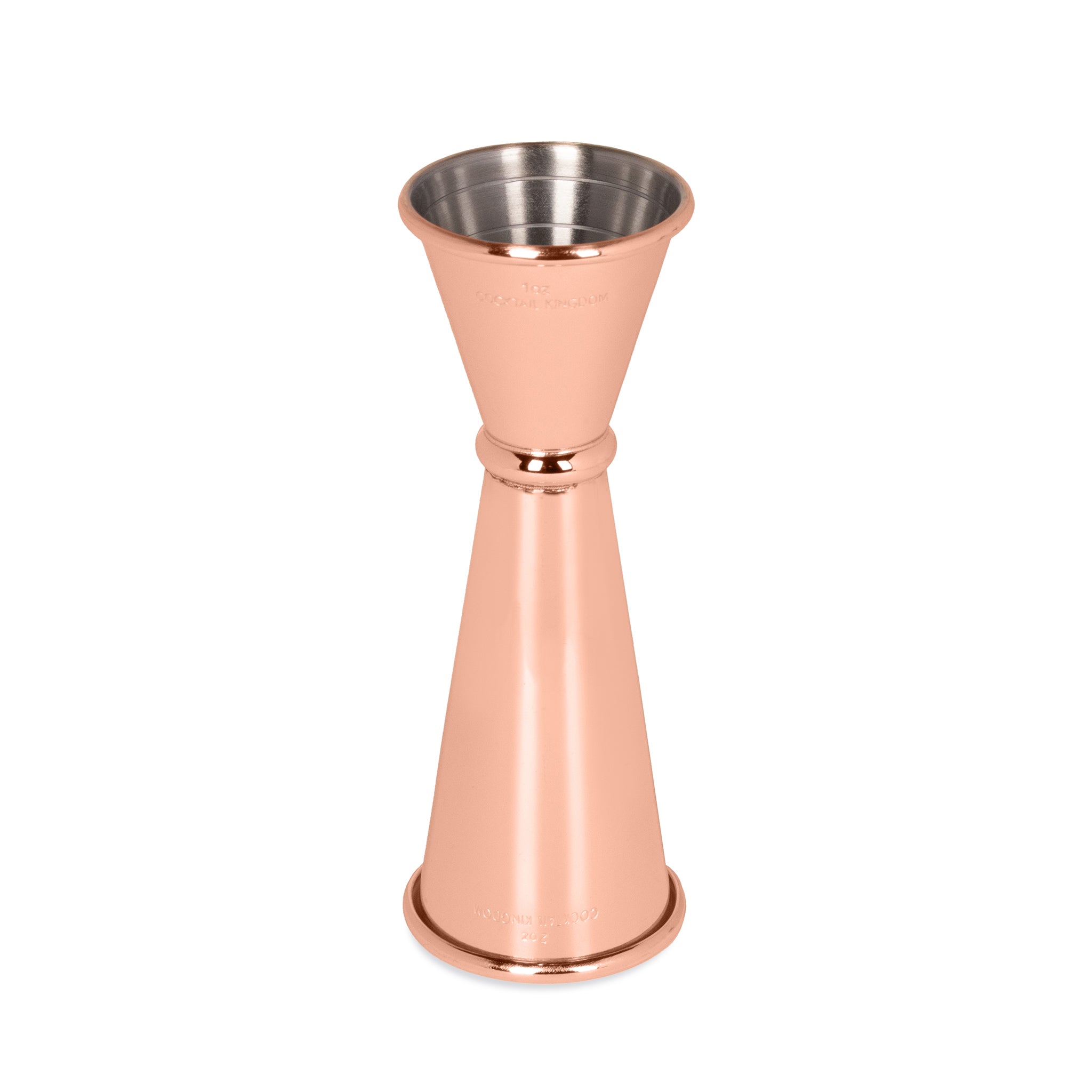 Urban Bar Ginza Japanese Style Cocktail Jigger - Copper Plated