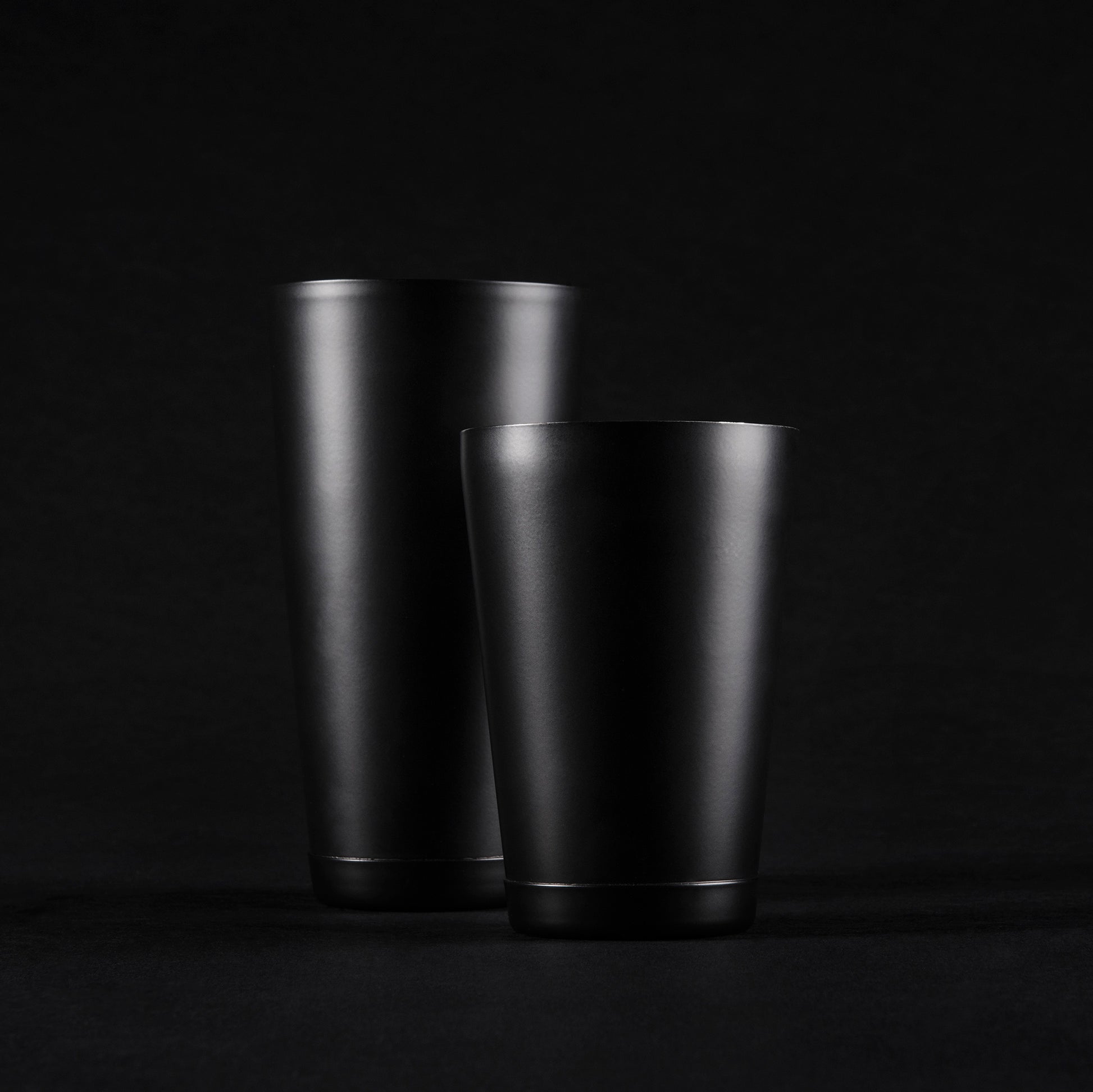 SET OF KORIKO® WEIGHTED SHAKING TINS / MATTE BLACK