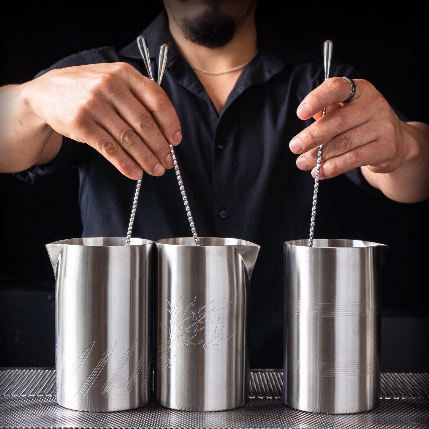 MIXTIN™ STIRRING TIN, PANDAN / STAINLESS STEEL – 625ML (21OZ)