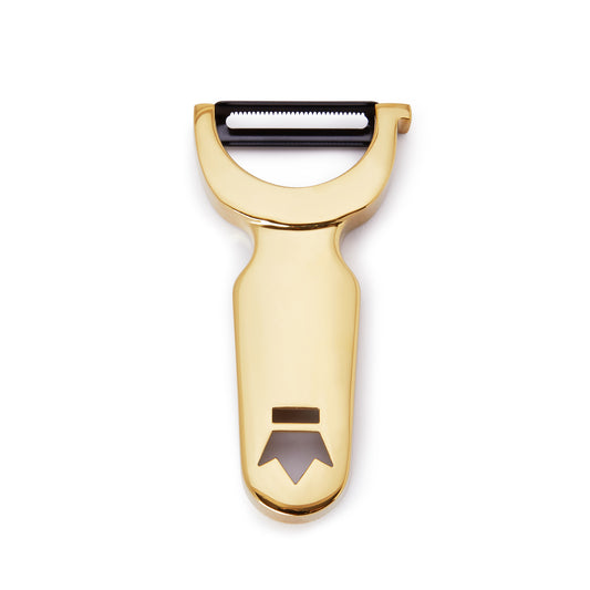 BUSWELL® CAST METAL PEELER - SERRATED / GOLD-PLATED