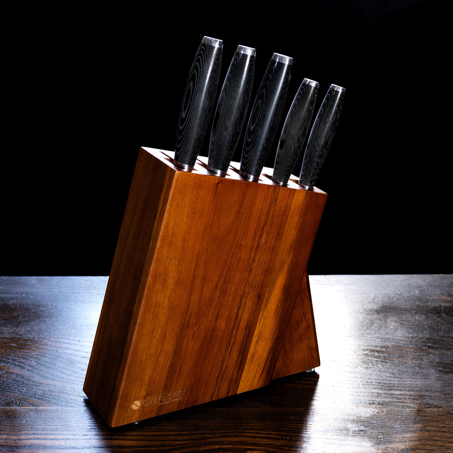 OVERLORD™ KNIFE BLOCK – ACACIA WOOD