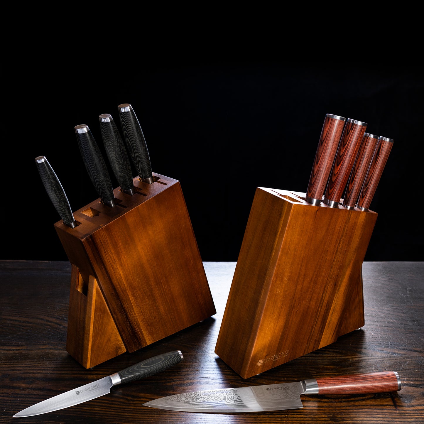 OVERLORD™ KNIFE BLOCK – ACACIA WOOD