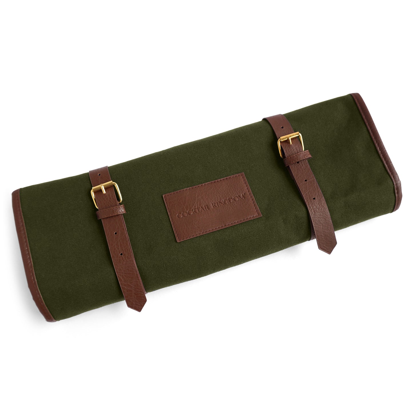 BARWARE ROLL-UP – ARMY GREEN CANVAS