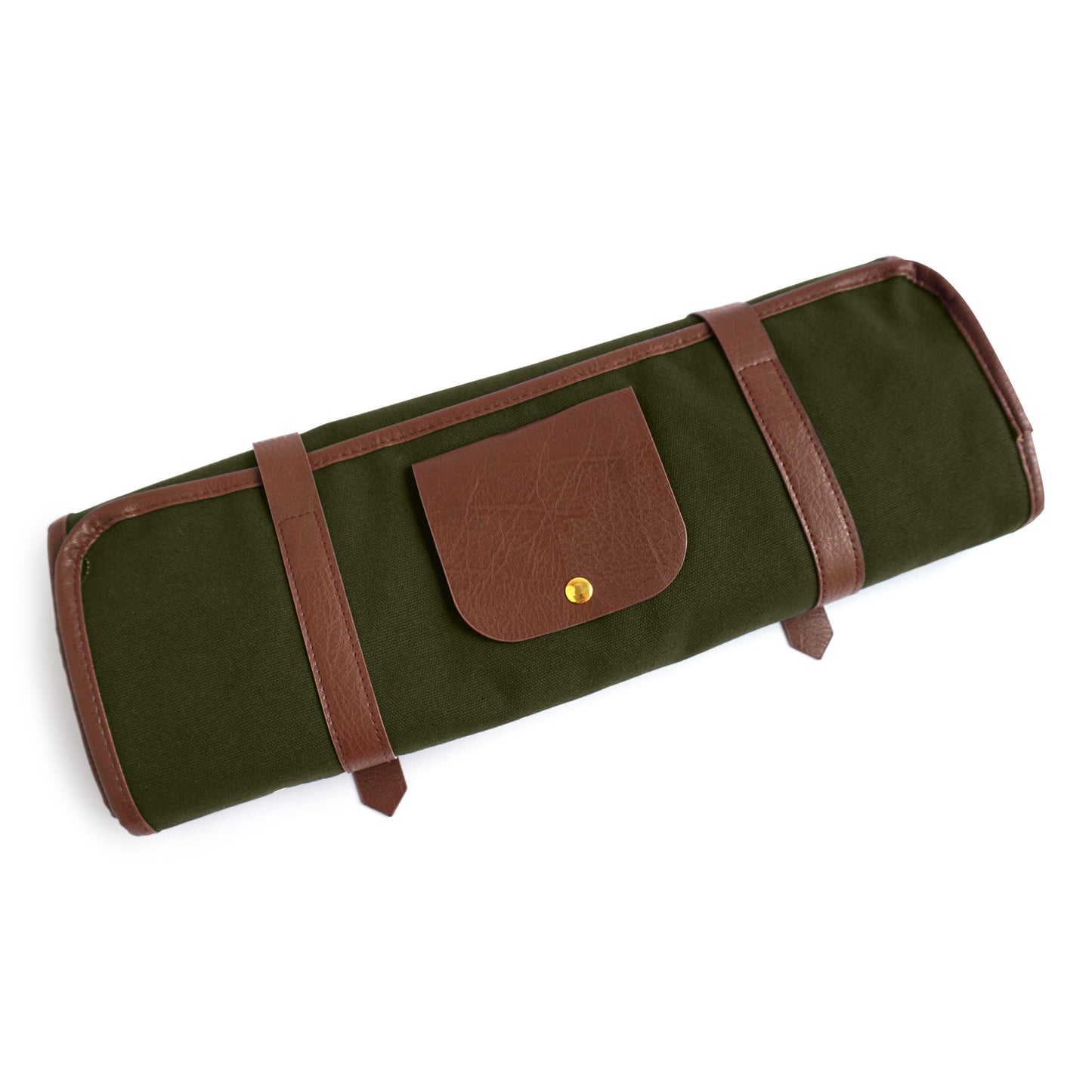 BARWARE ROLL-UP – ARMY GREEN CANVAS