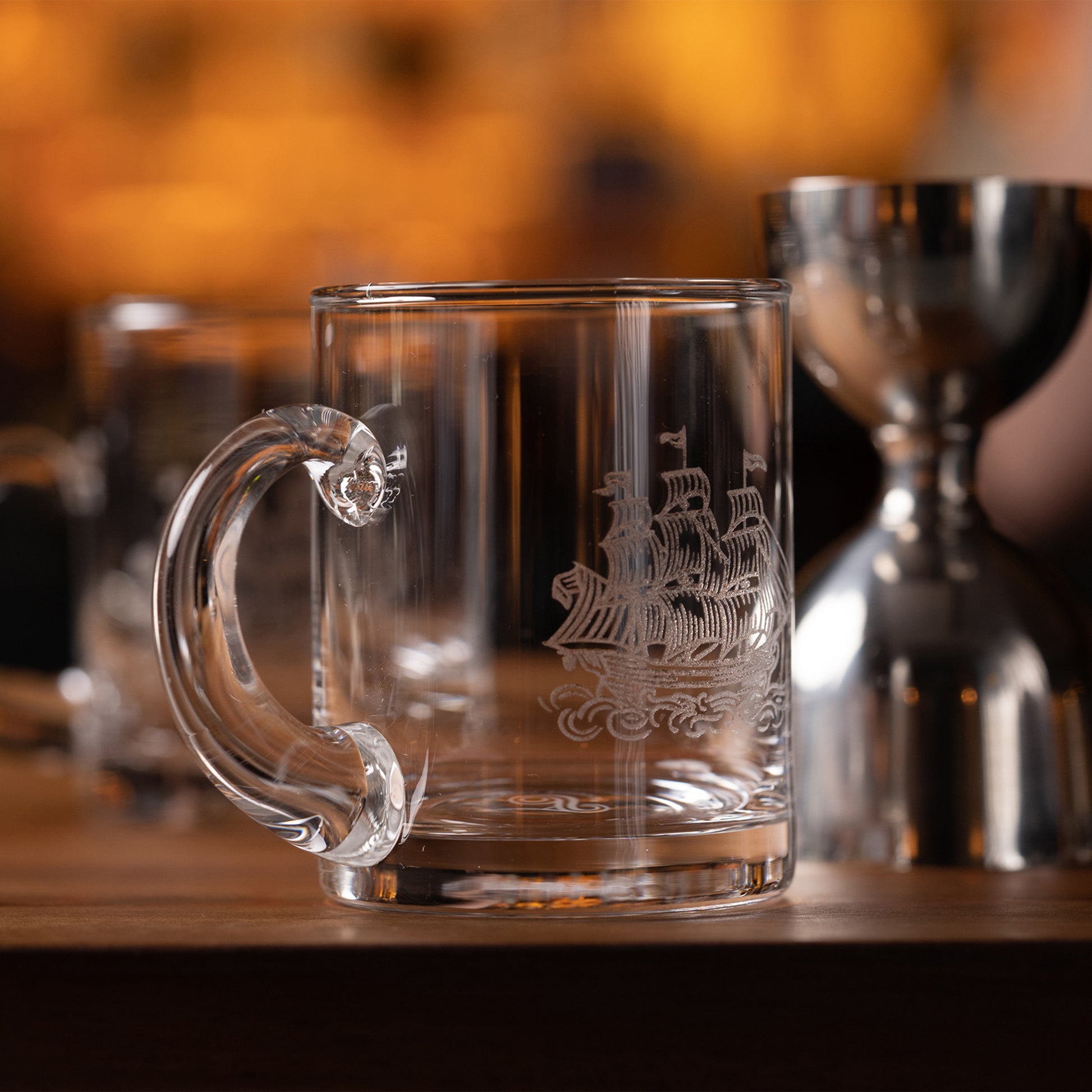 SAUNDERS TOT GLASS - 4oz / 4 PACK