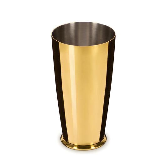 LEOPOLD™ LARGE WEIGHTED SHAKING TIN – GOLD-PLATED / 28OZ (830ML)
