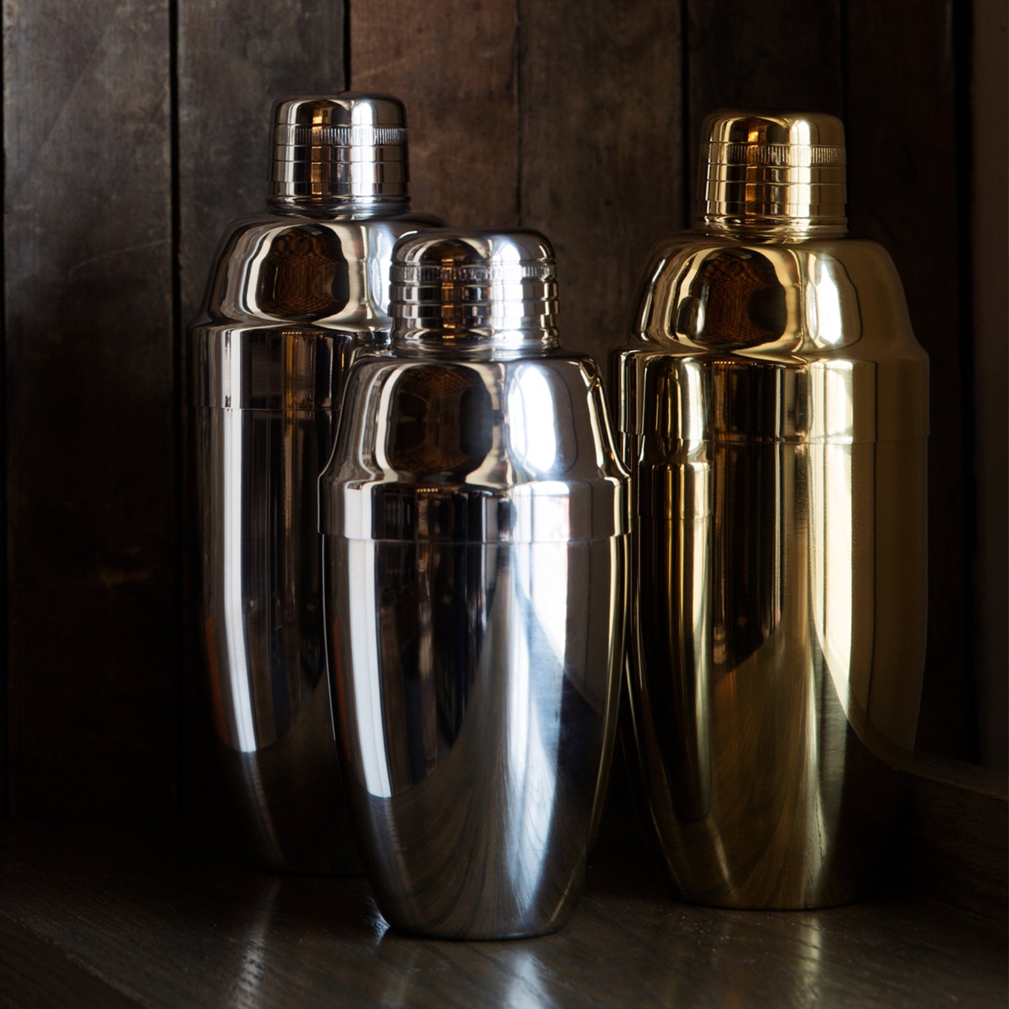 USAGI™ HEAVYWEIGHT COBBLER SHAKER – STAINLESS STEEL / MATTE FINISH / 500ML (17OZ)