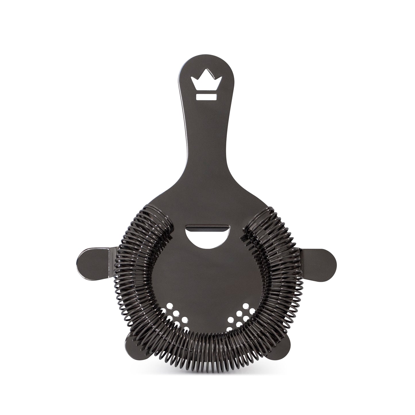 BUSWELL® 4-PRONG COCKTAIL STRAINER / GUNMETAL BLACK