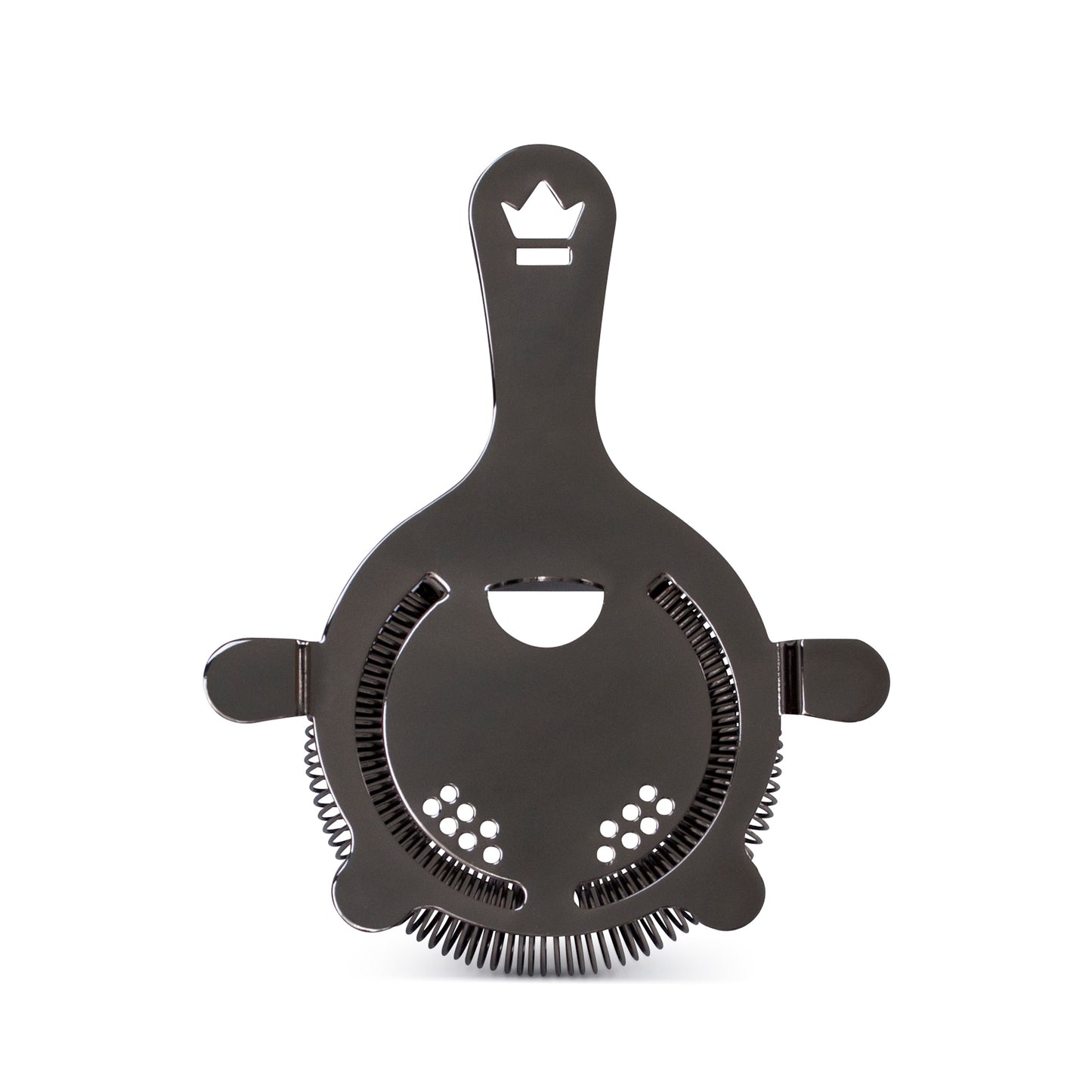 BUSWELL® 4-PRONG COCKTAIL STRAINER / GUNMETAL BLACK