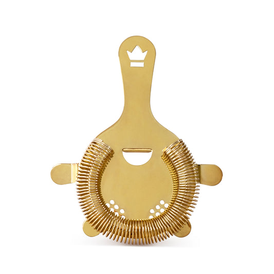 BUSWELL® 4-PRONG COCKTAIL STRAINER / GOLD-PLATED