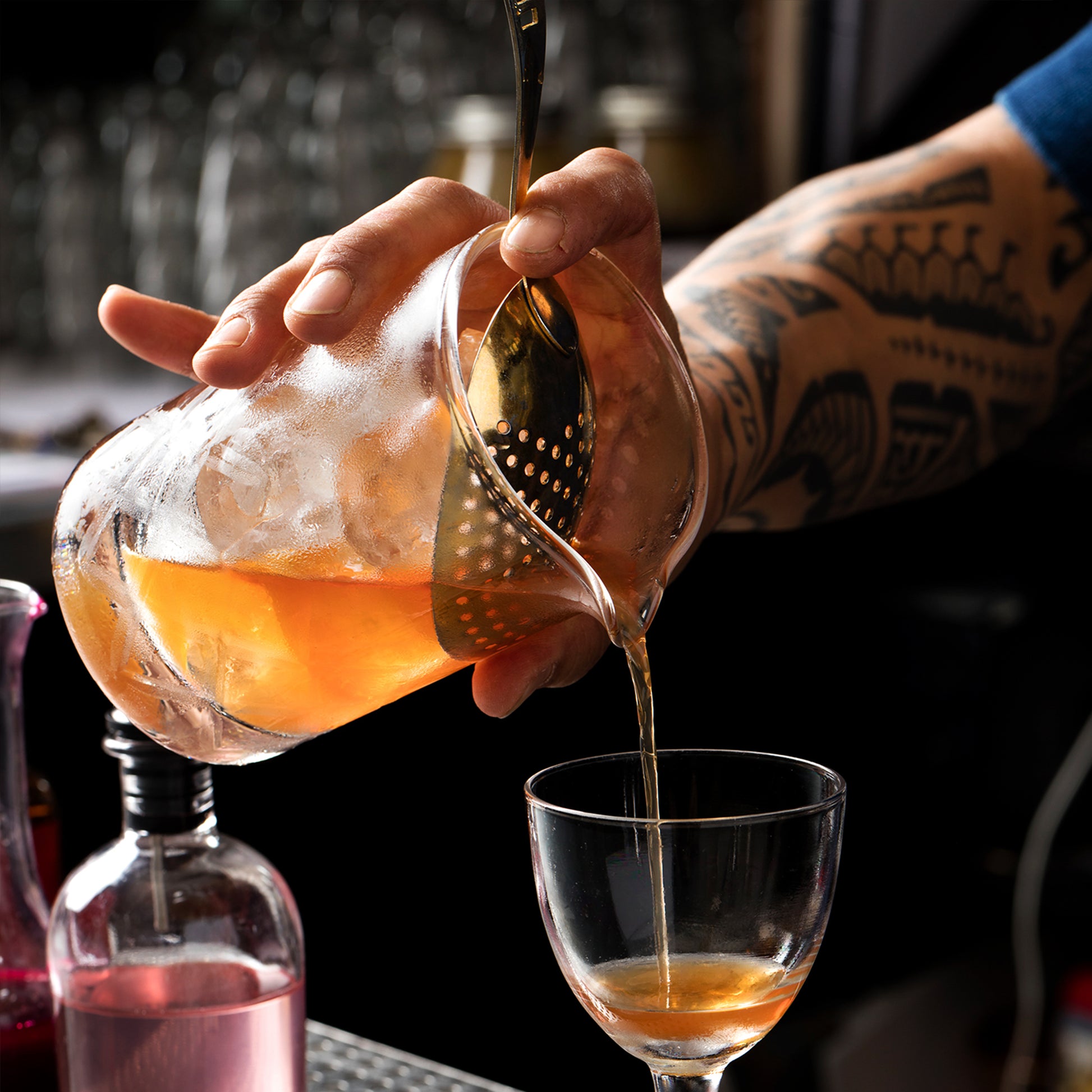 PREMIUM JULEP STRAINER / GOLD-PLATED