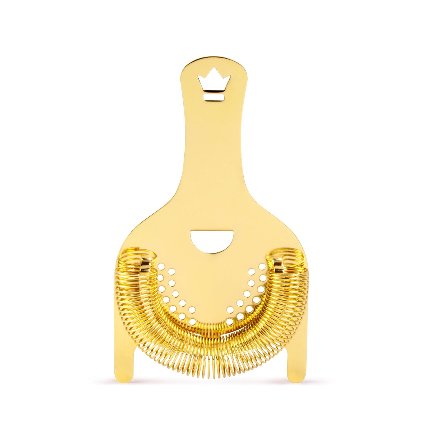 KORIKO 2-PRONG COCKTAIL STRAINER / GOLD-PLATED