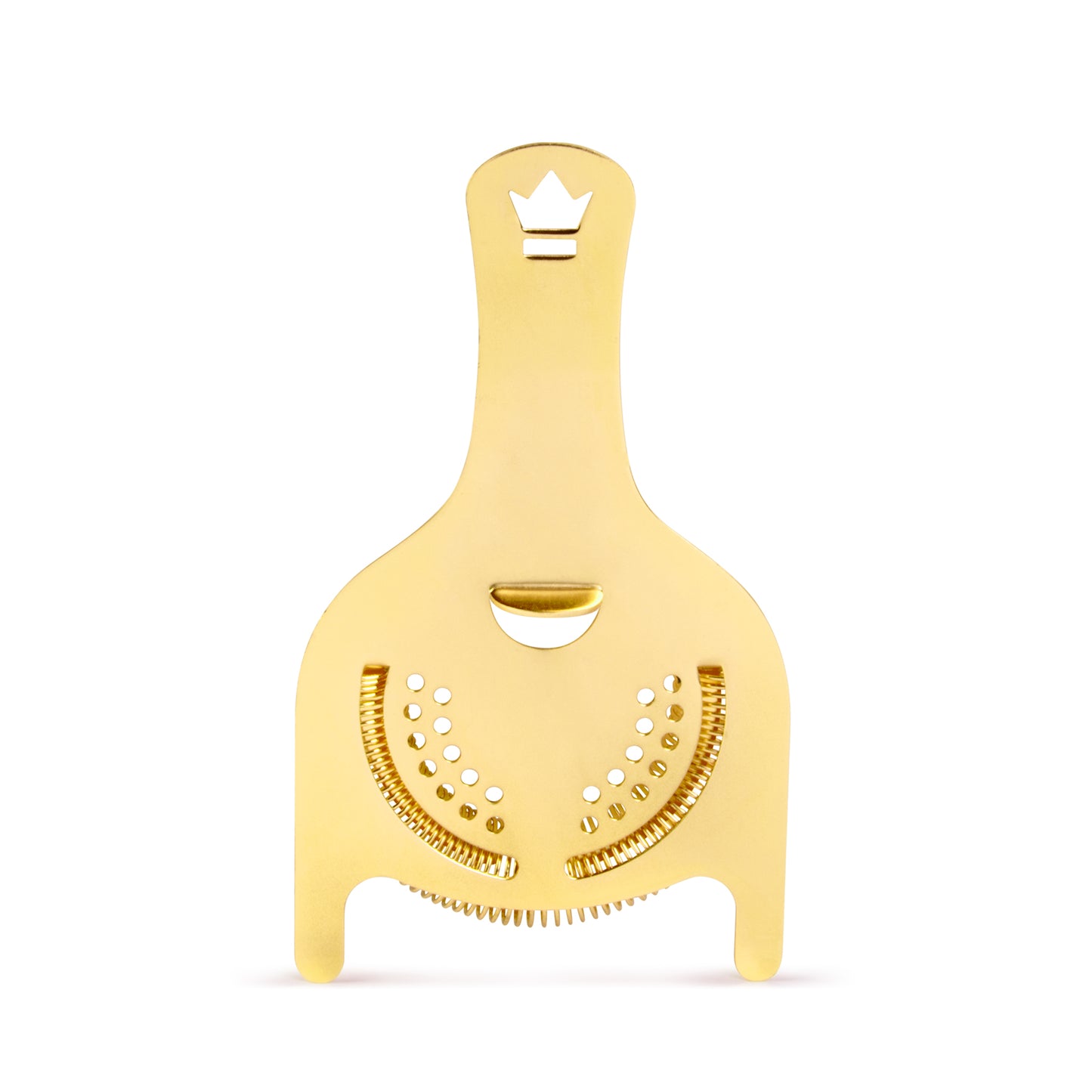 KORIKO 2-PRONG COCKTAIL STRAINER / GOLD-PLATED