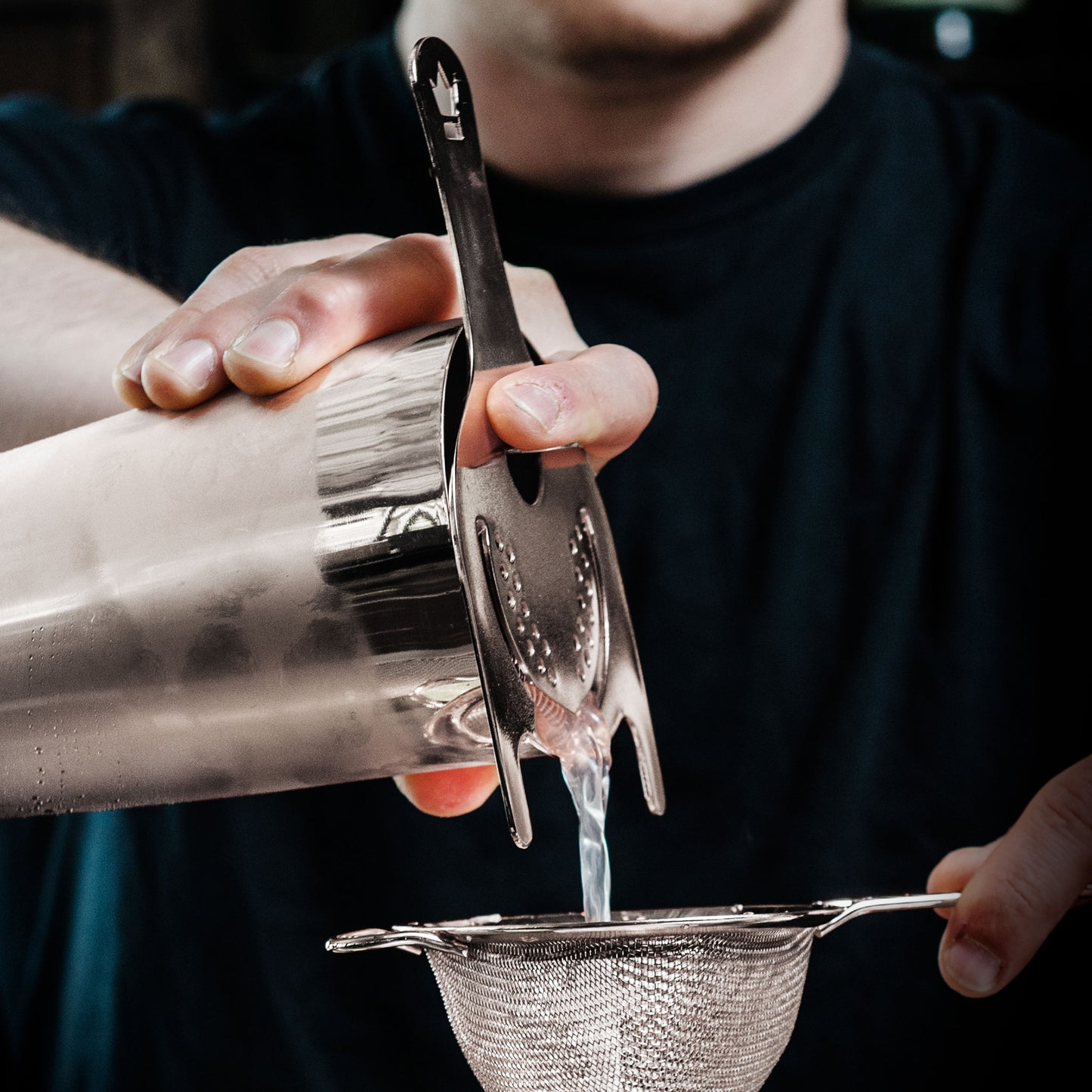 KORIKO® 2-PRONG COCKTAIL STRAINER / STAINLESS STEEL