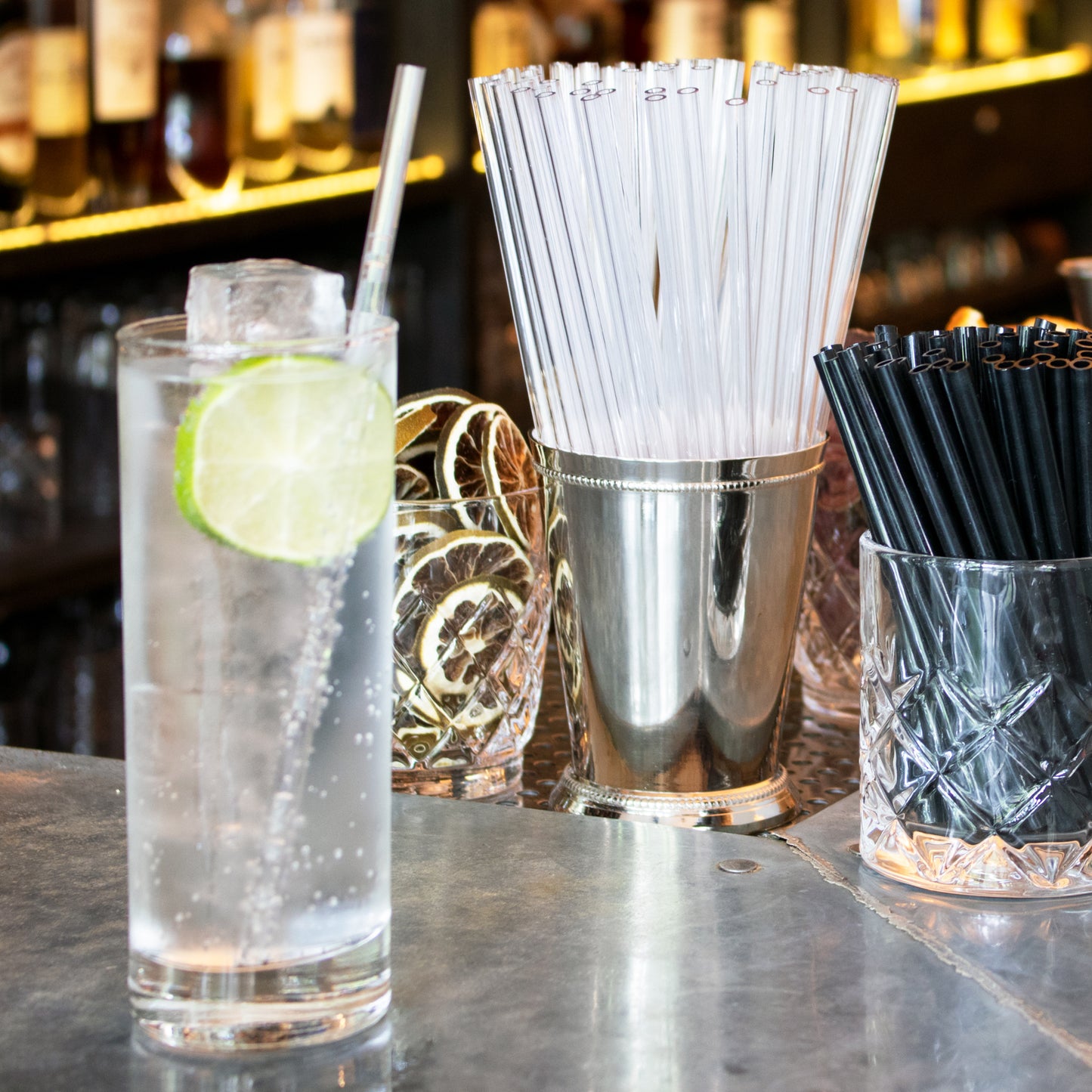 BUSWELL® STRAWS REUSABLE – CLEAR - 7 7/8in / 200pcs